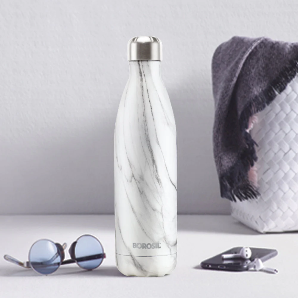 Borosil Bolt Marble, 750ml