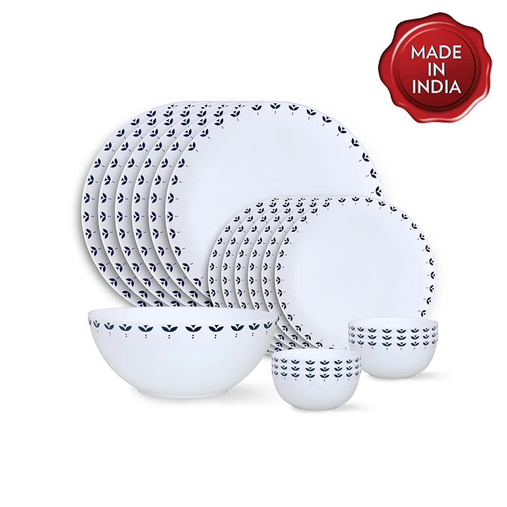 Larah by Borosil Fabula Dinner Set, 19 pc