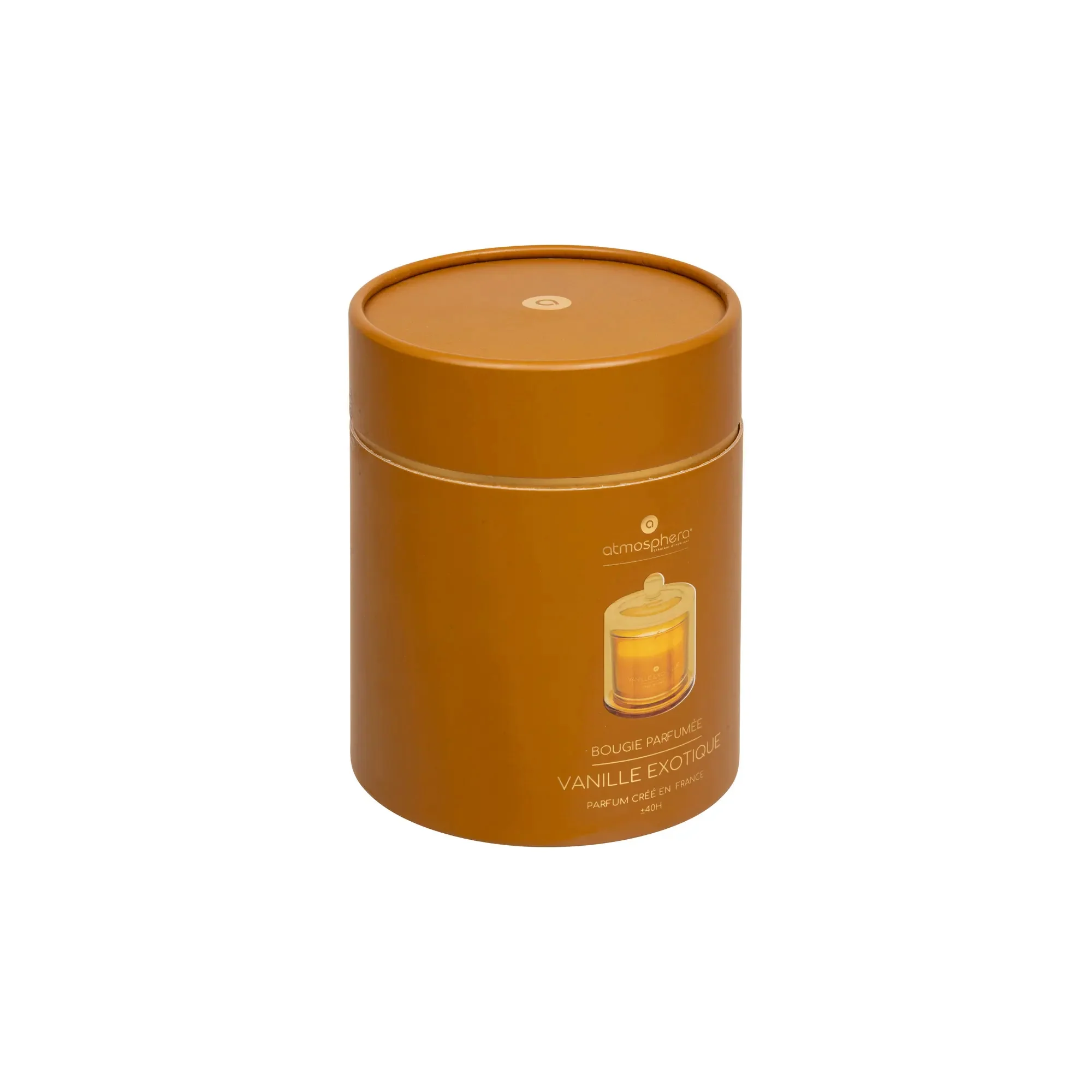 Atmosphera 240g Ilae Spicy Vanilla Scented Candle Yellow