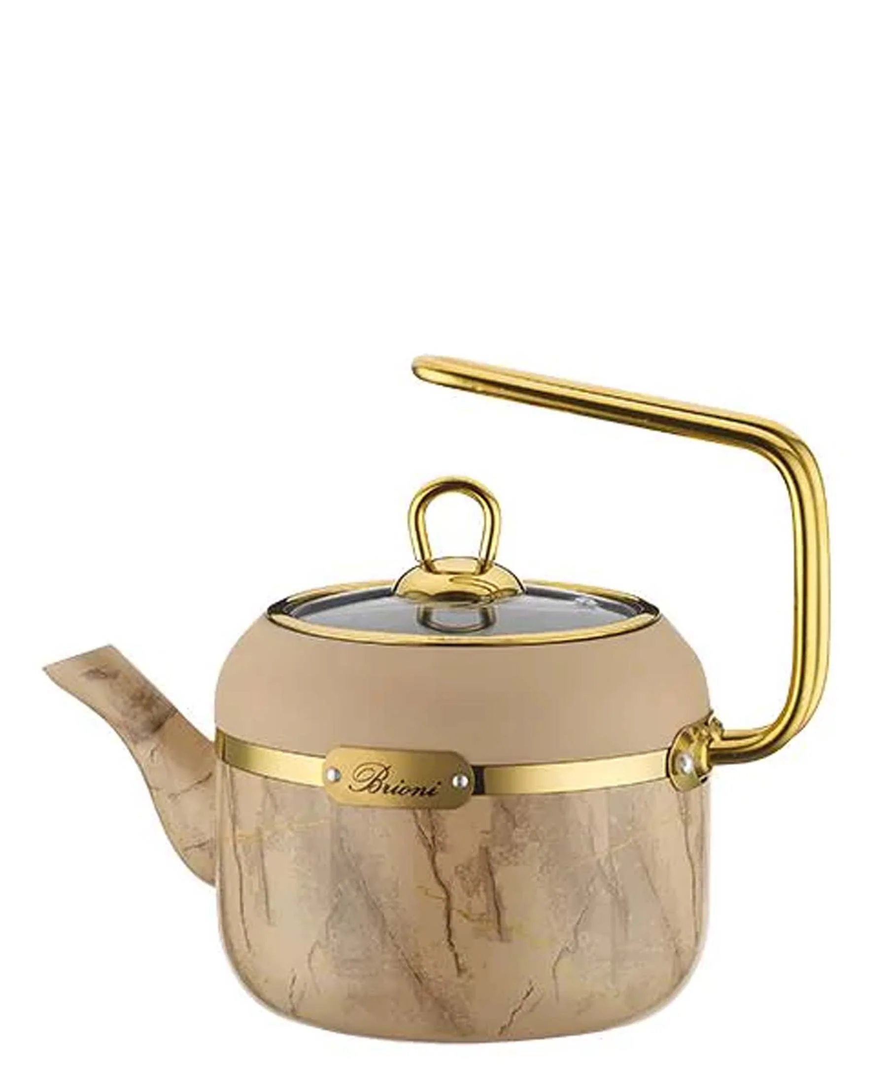 Brioni Selection 1,5L Granite Teapot - Beige