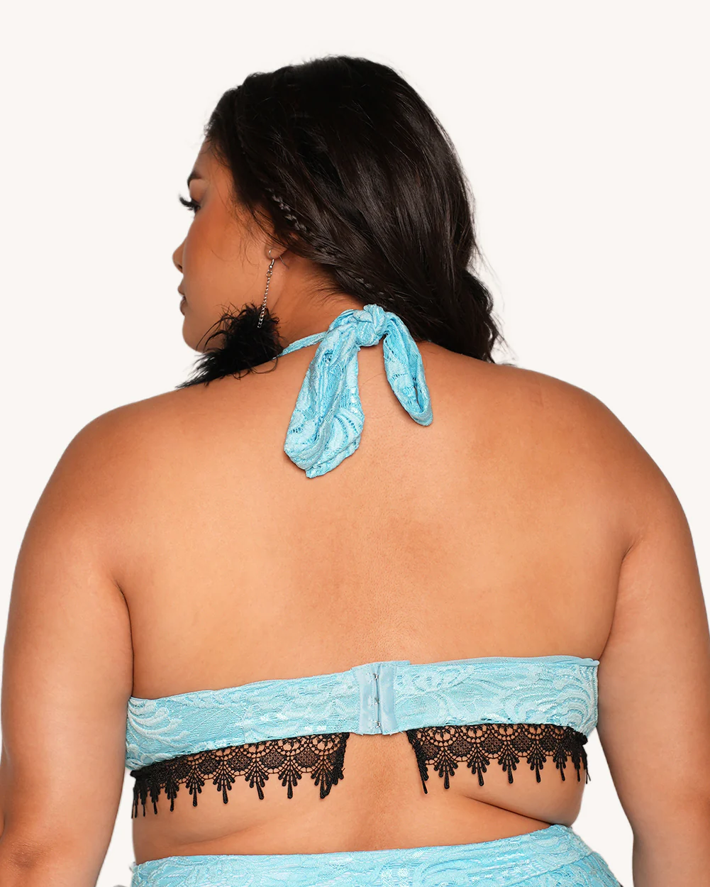 Jami Jones x iHR Lace Me Up Halter Top