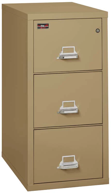 FireKing 3-2144-2 Two-Hour Three Drawer Vertical Legal Fire File Cabinet