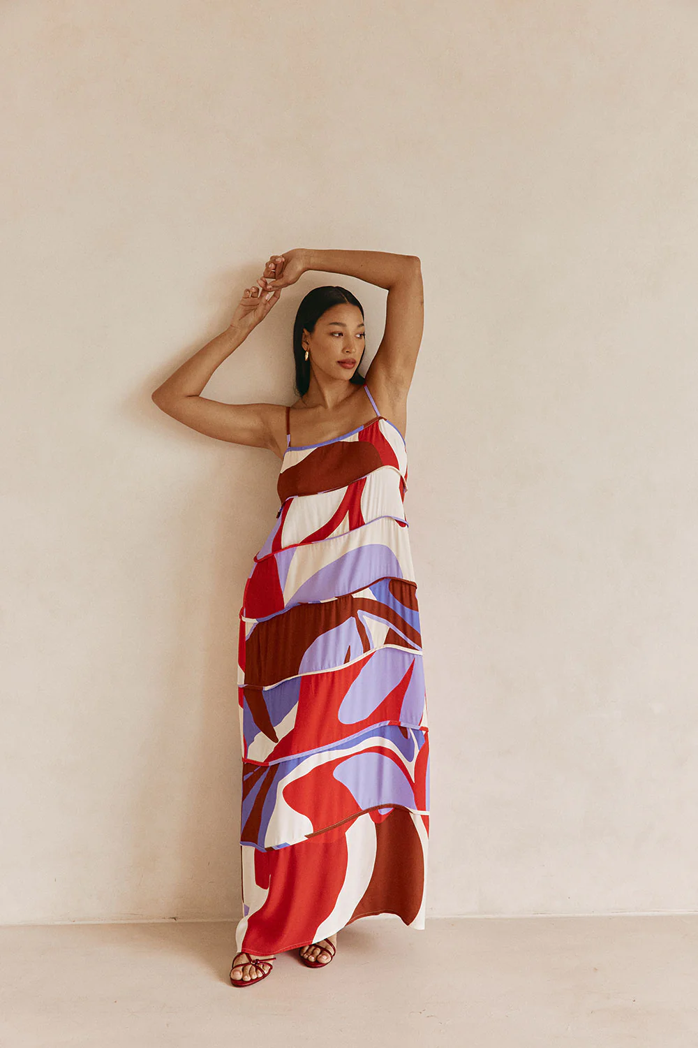 Aitana Dress - Valley Red