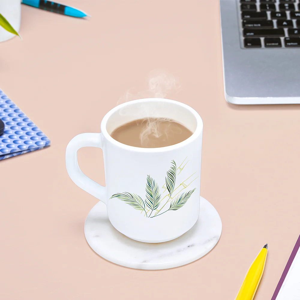 Larah by Borosil Breeze Mug Set, 240ml x 6