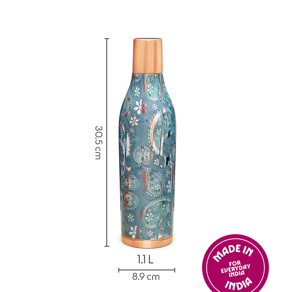 Gemini Vera Copper Bottle, 1L