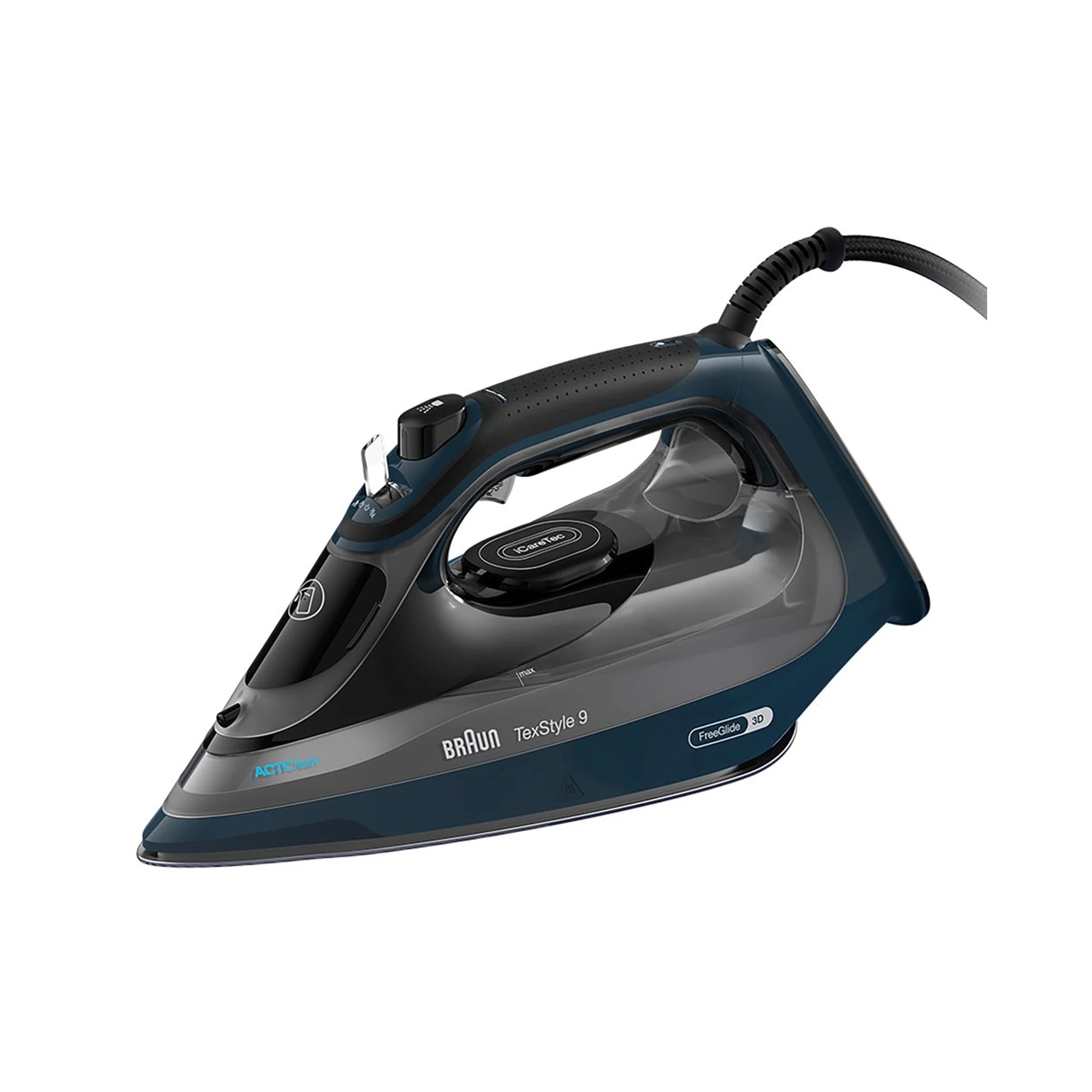 Braun 3200W TexStyle 9 Steam Iron Blue