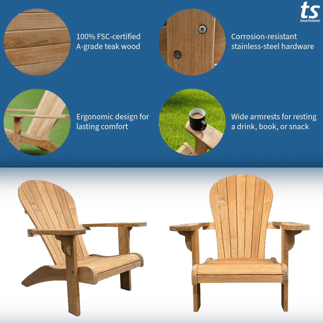 Avenya Teak Adirondack Chair