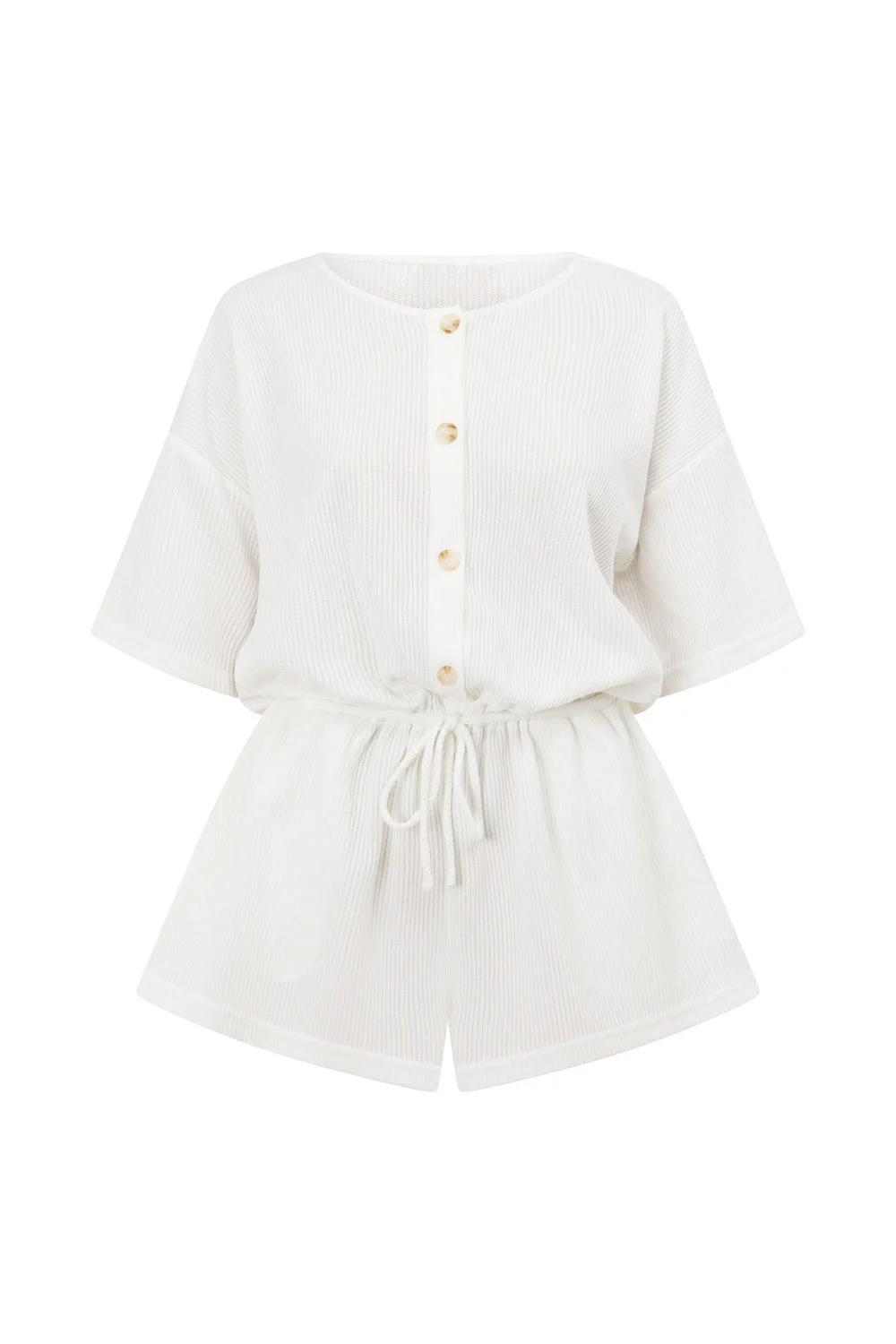 SAMPLE-Juniper Playsuit - White