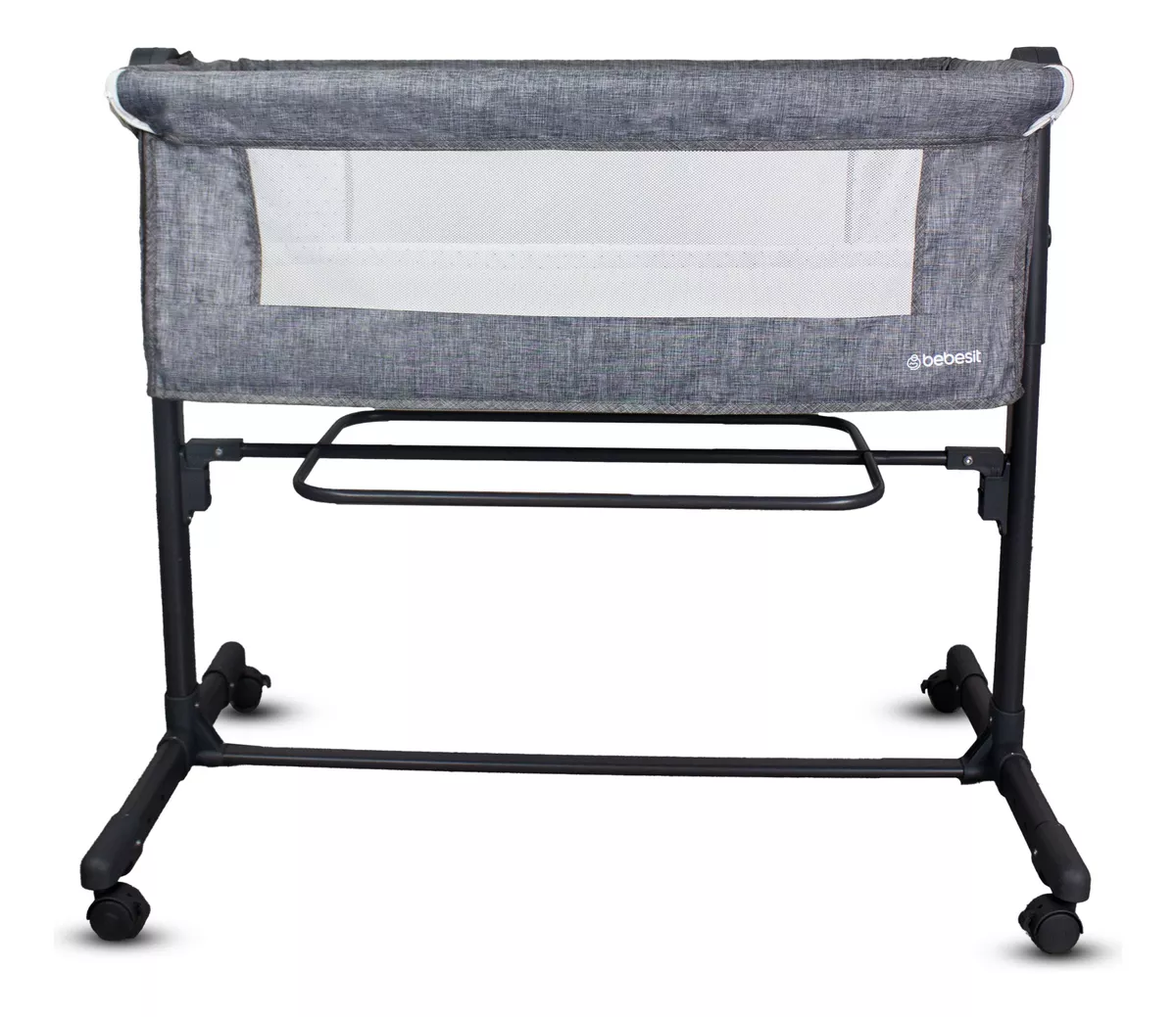 CUNA COLECHO SIDE BY SIDE GRIS BEBESIT