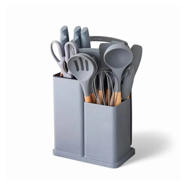 19 Piece Kitchen Utensil Set Grey