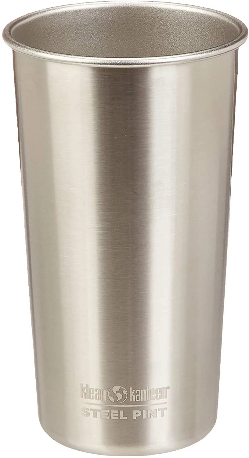 Single Wall Stainless Steel Cups, 4 Pcs