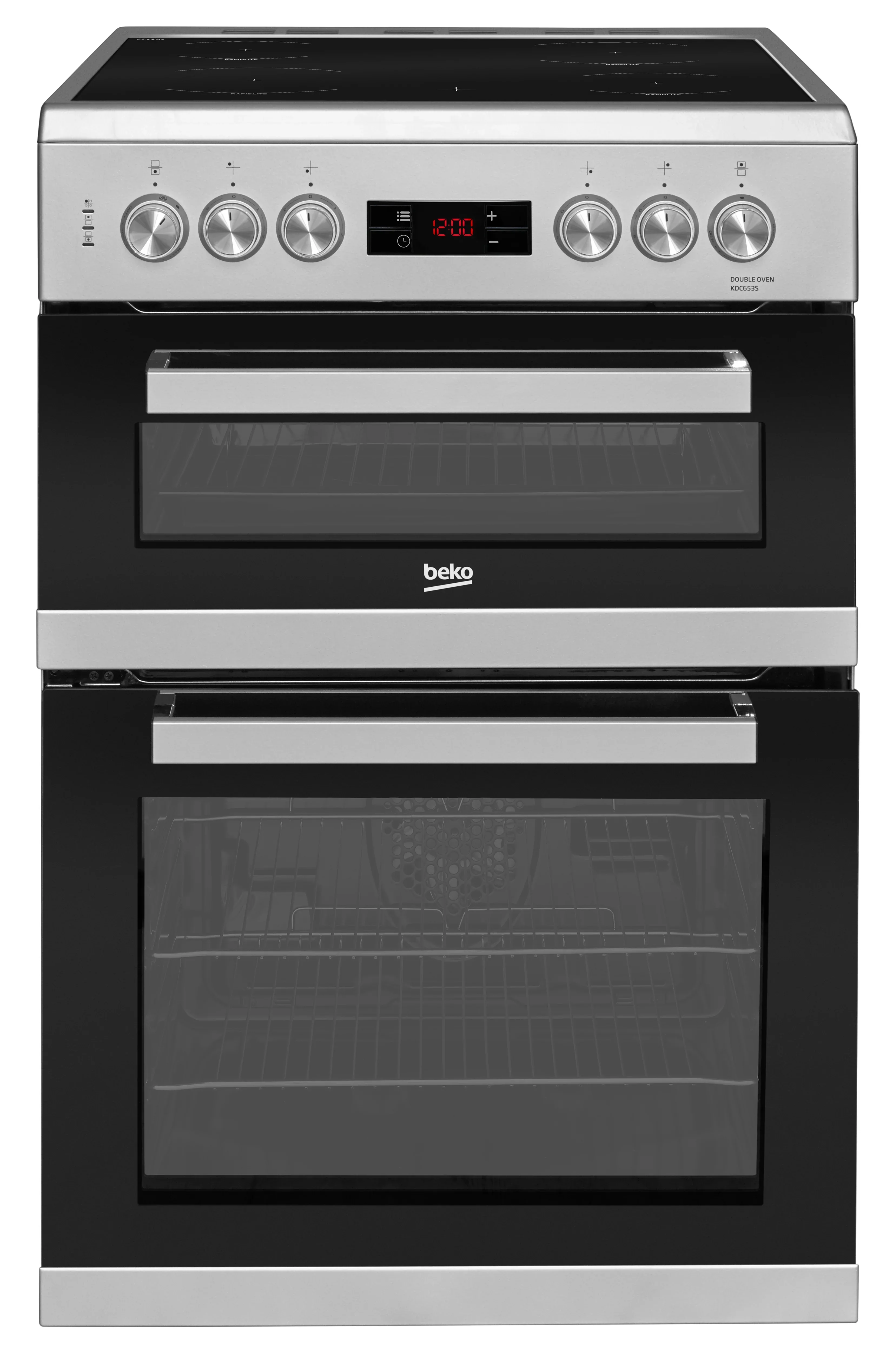 Beko 60cm Double Oven Electric Cooker | KDC653S