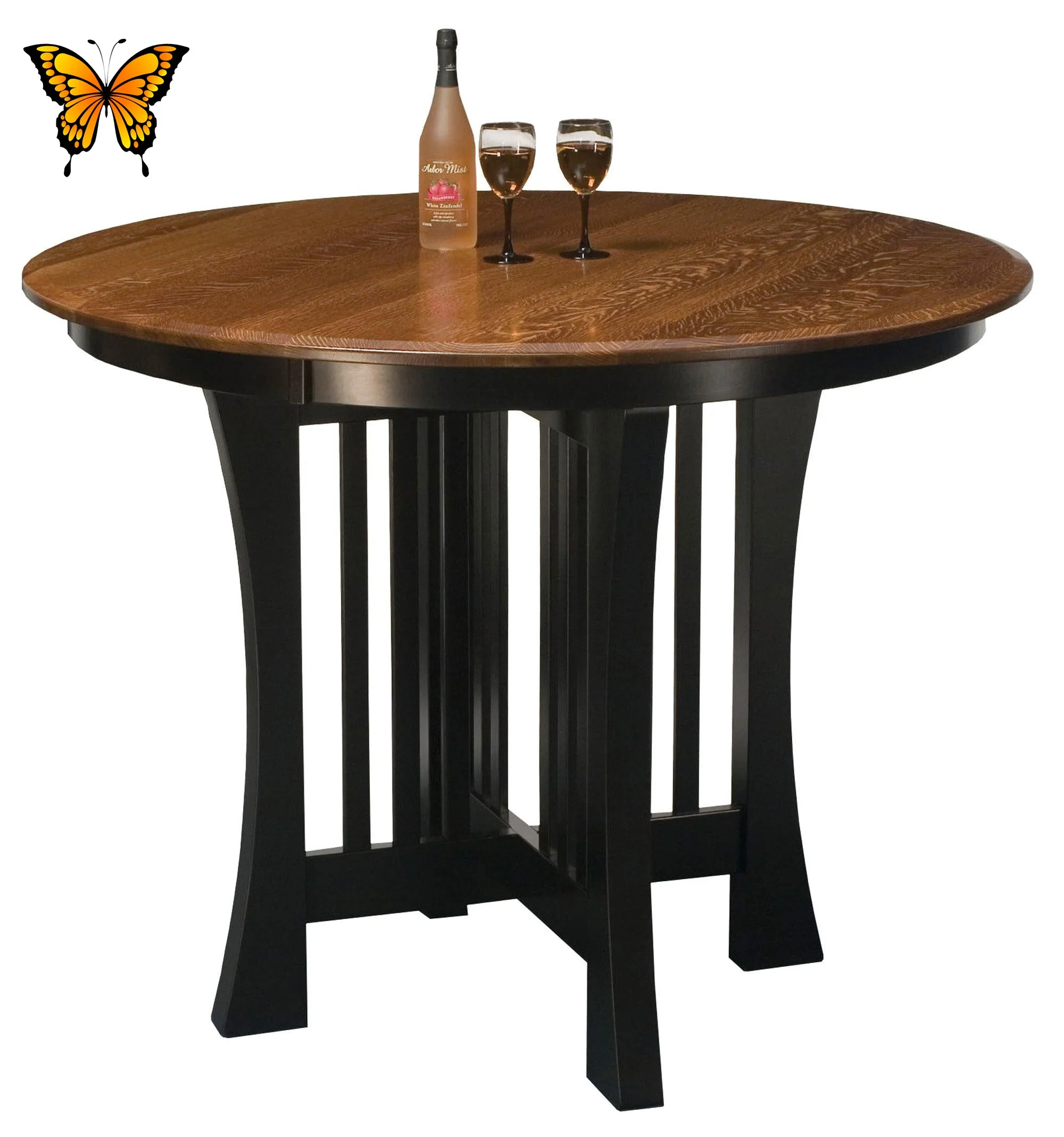 Amish Arts & Crafts Pub Table