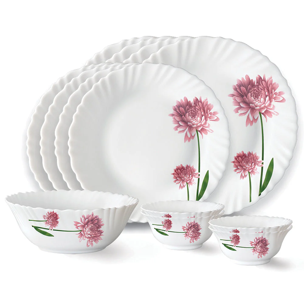 Larah by Borosil Nargis Dinner Set, 6 pc