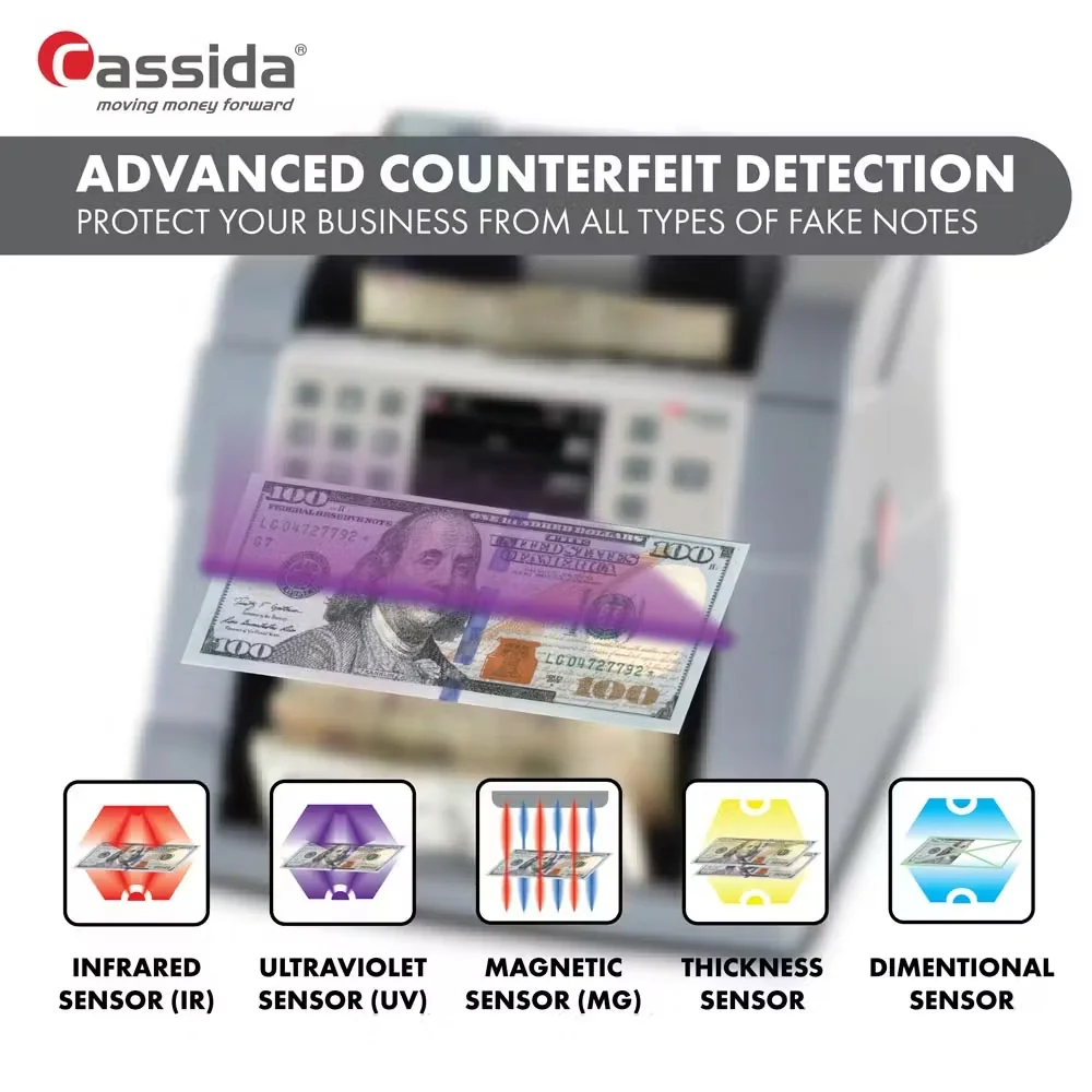 Cassida 8800R Mixed Denomination Bill Reader