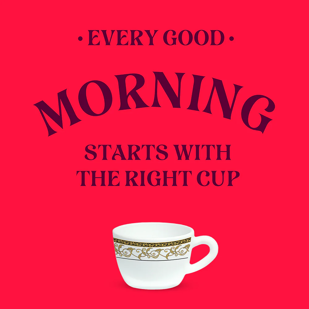 Larah By Borosil Royale Cup Set