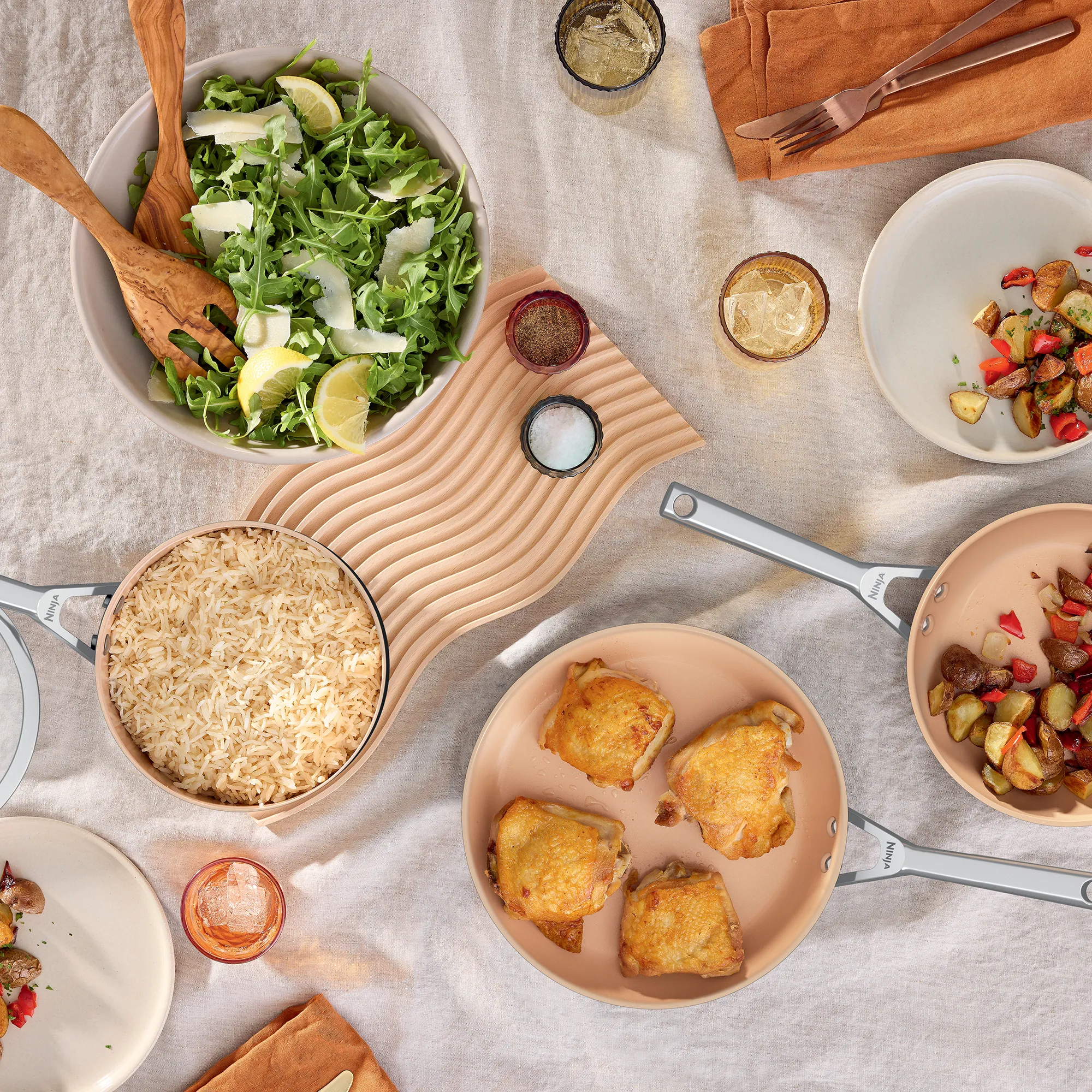 Ninja Extended Life Premium Ceramic 6 Piece Cookware Set