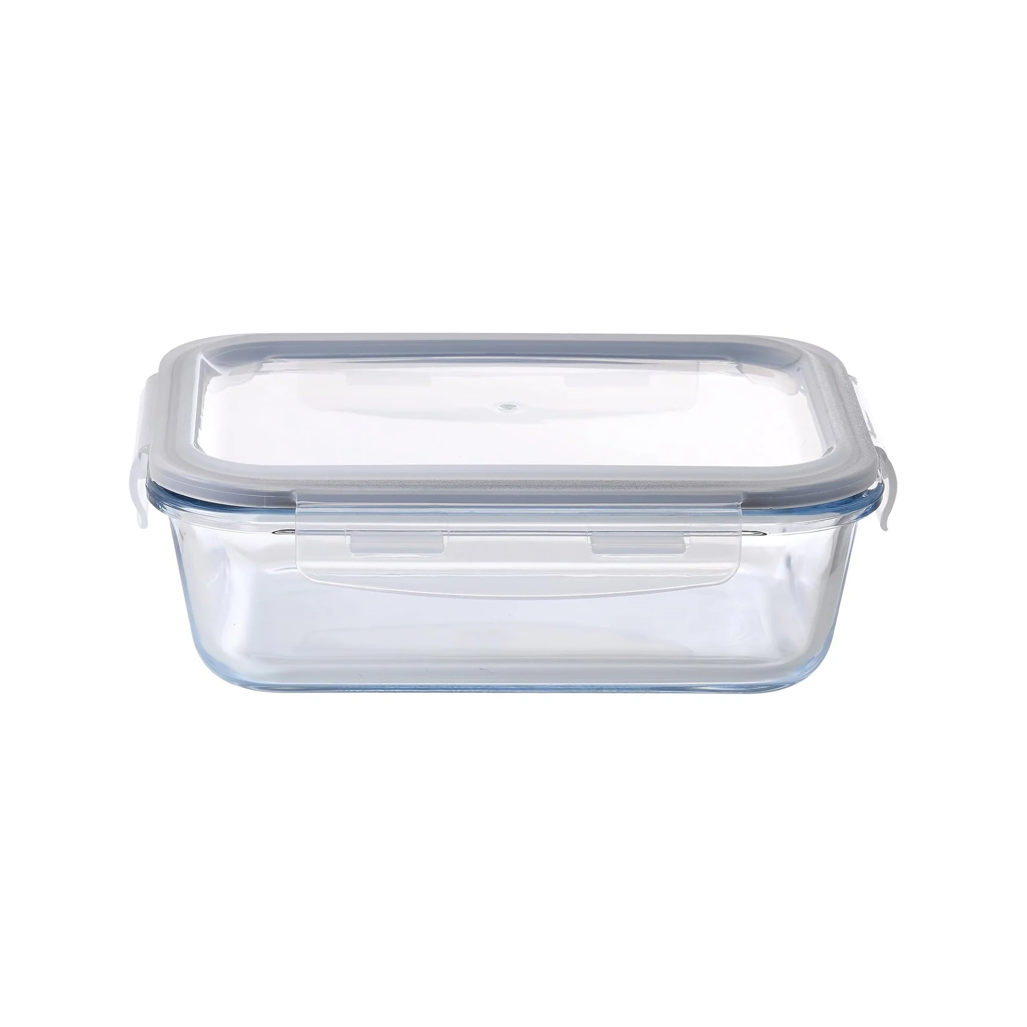 Aqua 1040ml Glass Food Container Clear