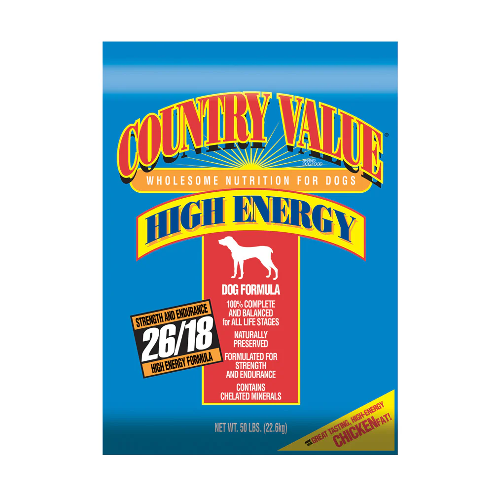 Country Value® High Energy Wholesome Nutrition Dry Dog Food 50 Lbs