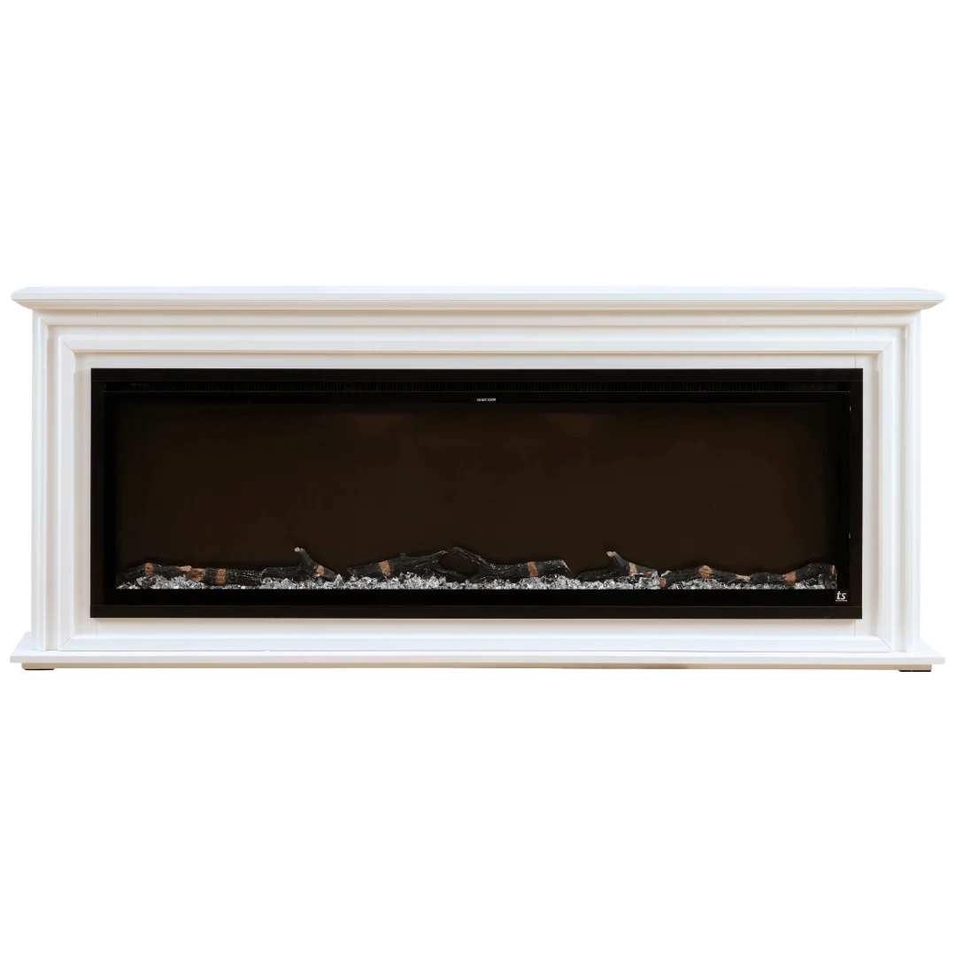 Sideline Elite 60 Inch Smart Electric Fireplace with Encase Surround Mantel
