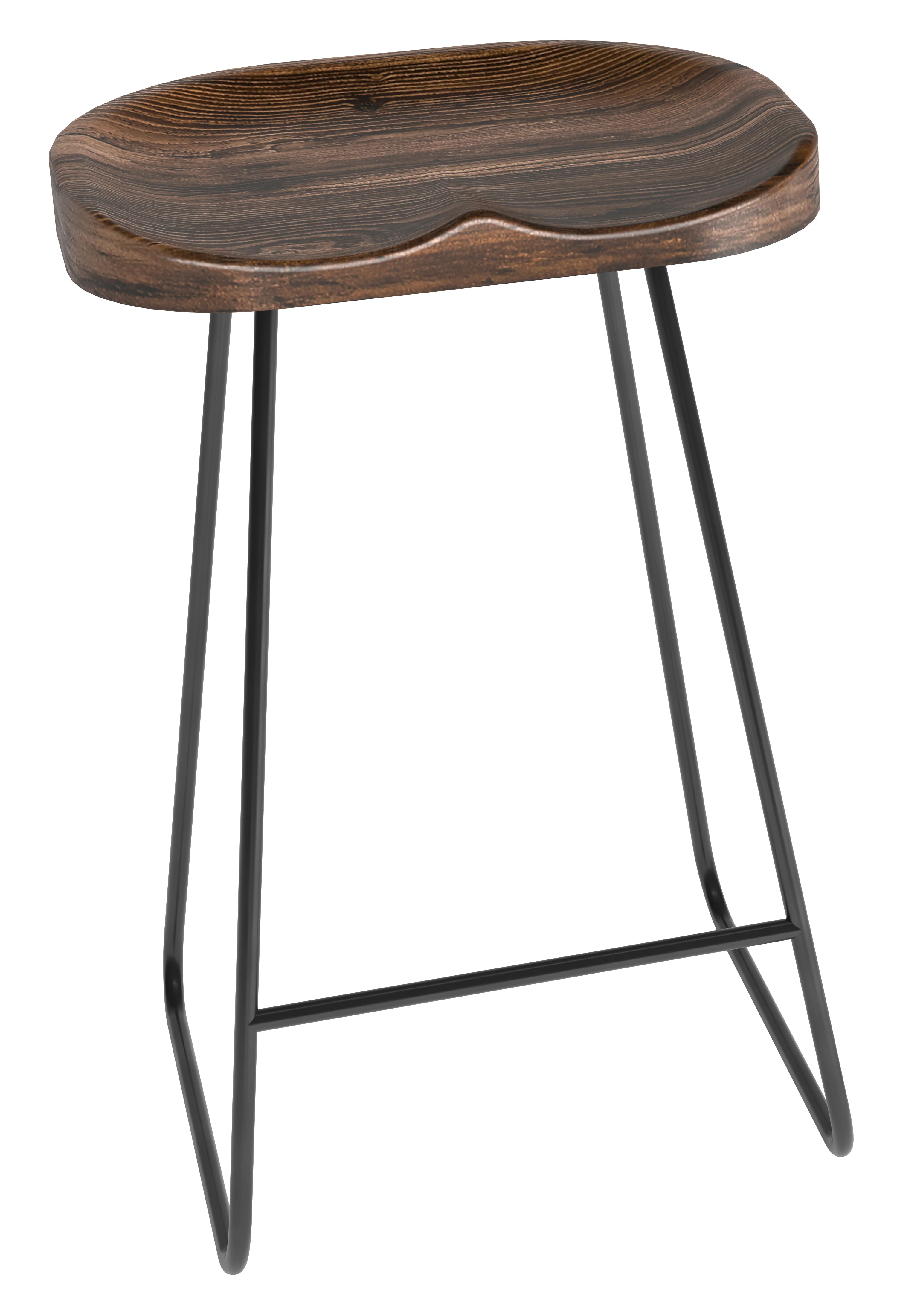 Amish Durham Stationary Bar Stool