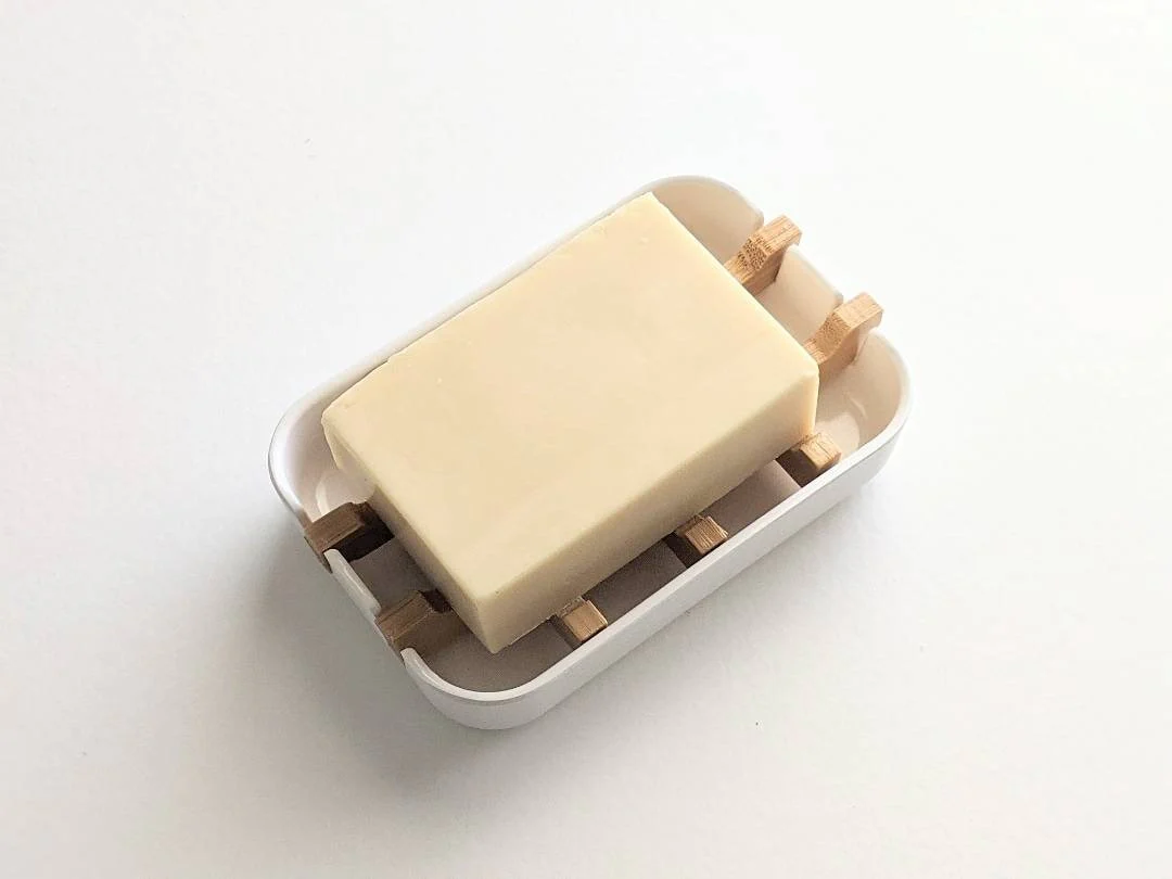 Zero Waste Cleaning Set - Dish Soap Bar Brick, Eco Friendly Bamboo Brush, Cleaning Supplies Sustainable Product