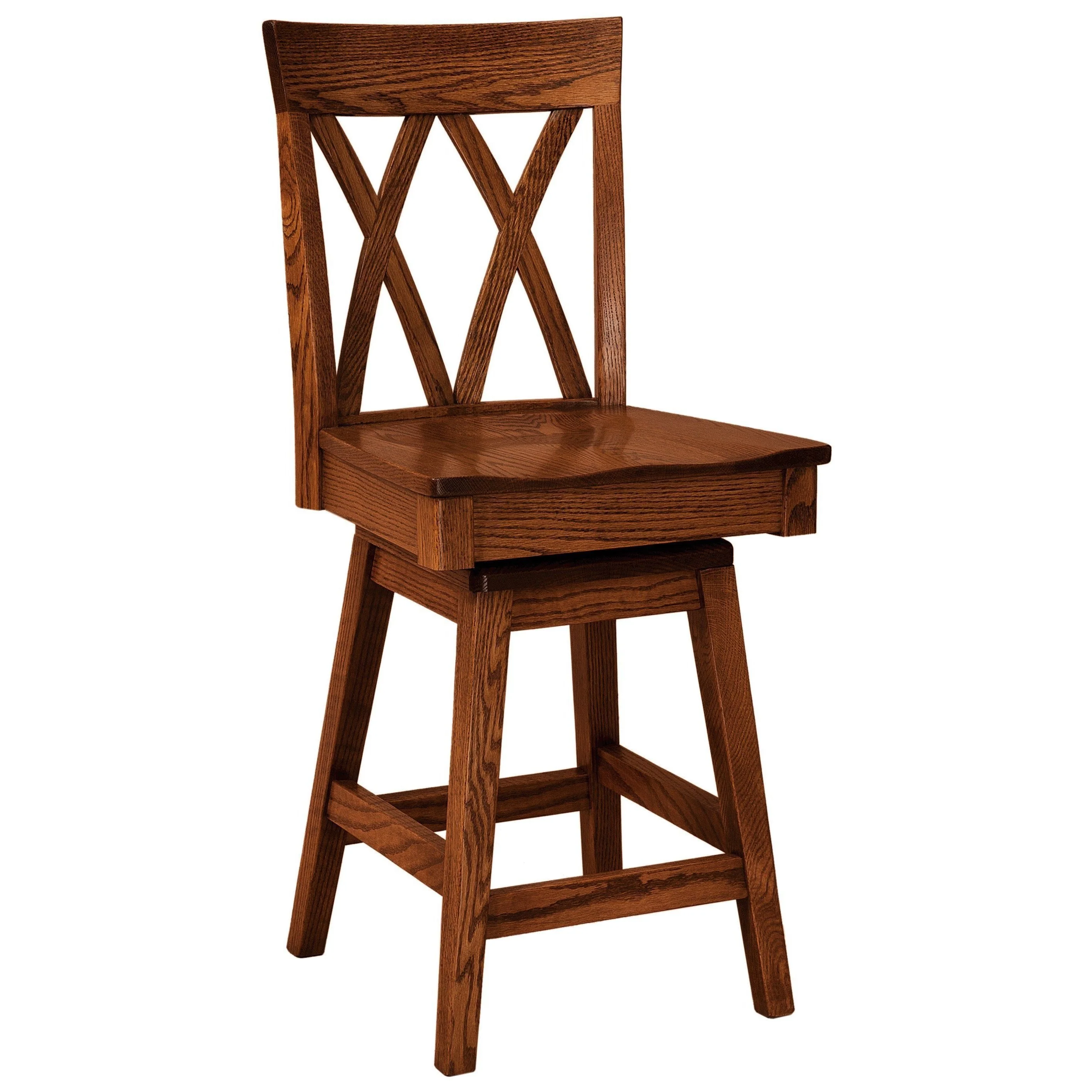 Amish Herrington Swivel Bar Chair