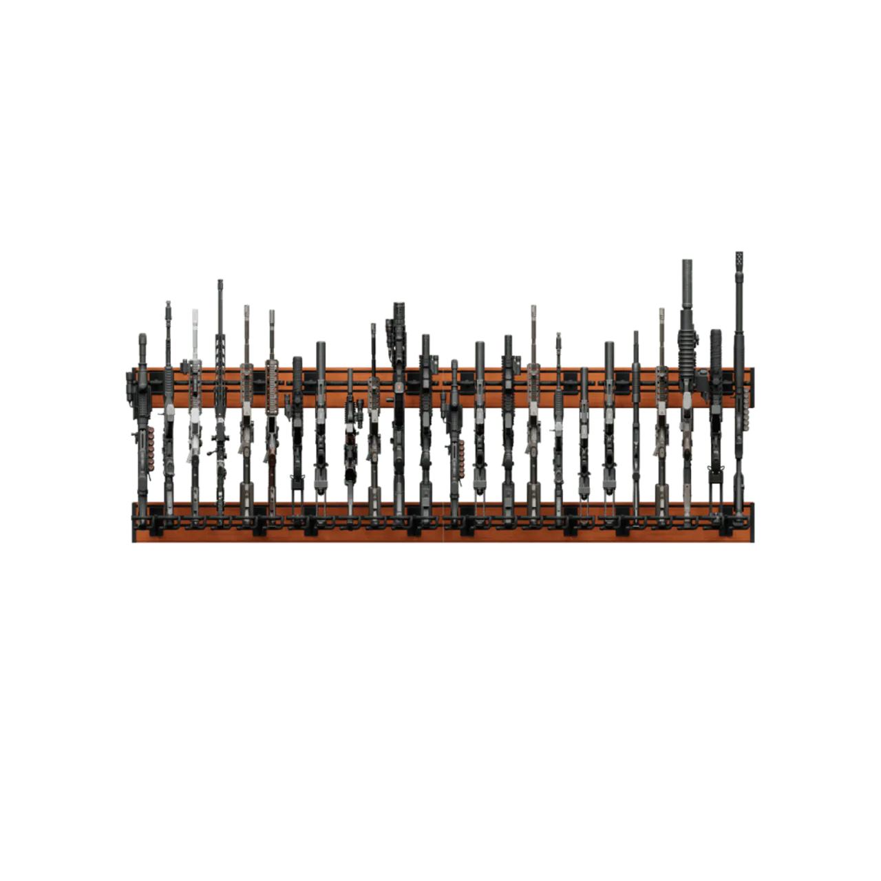 Hold Up Displays Ultimate Rifle Rack Slatwall Display Package HD108