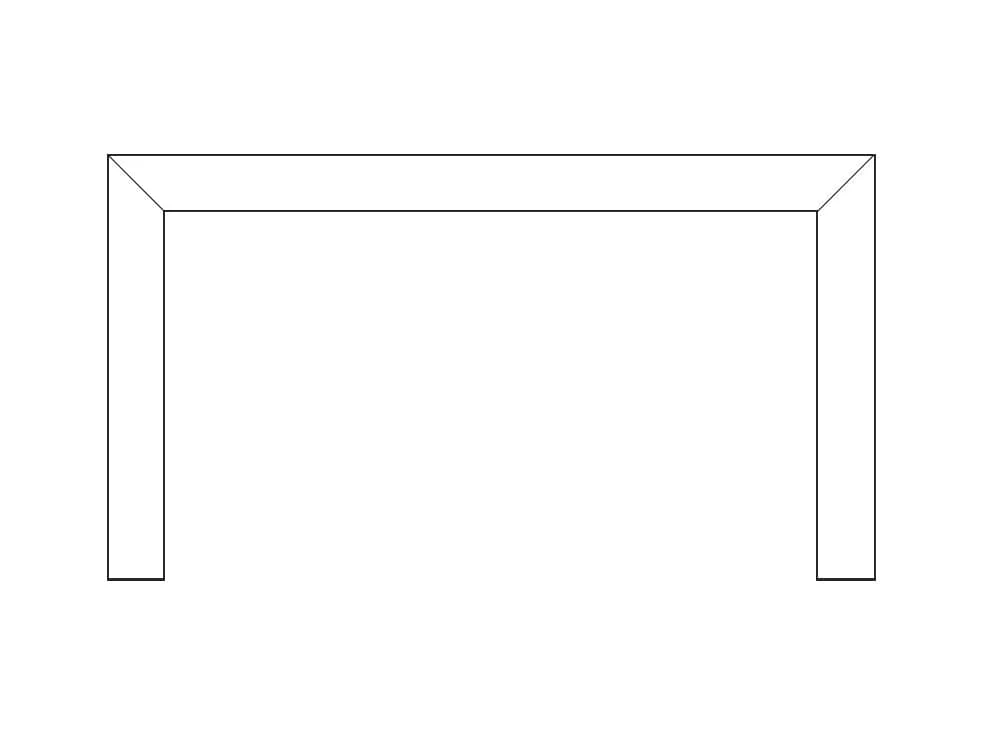 Superior 3-Piece Trim Kit in Stainless for 36-In Fireplace