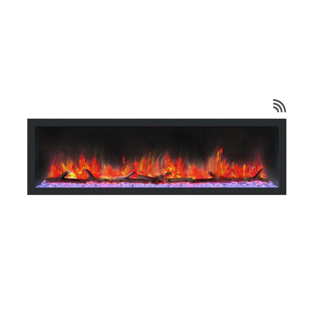 Dynasty 64-in Cascade Linear Electric Fireplace