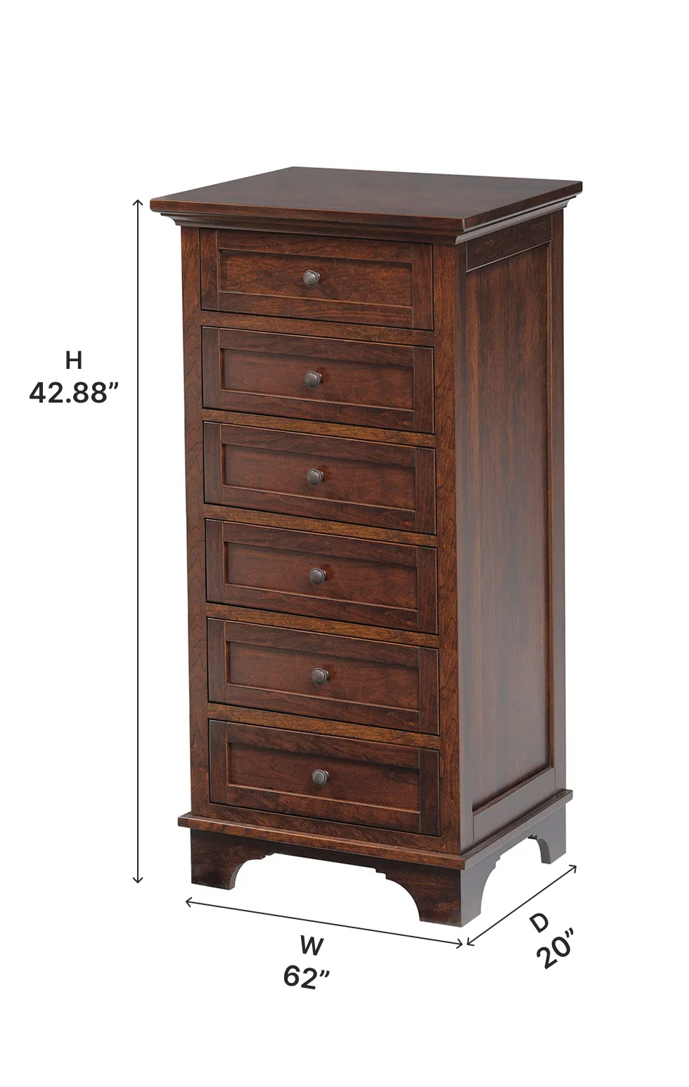 Amish Arlington Lingerie Chest