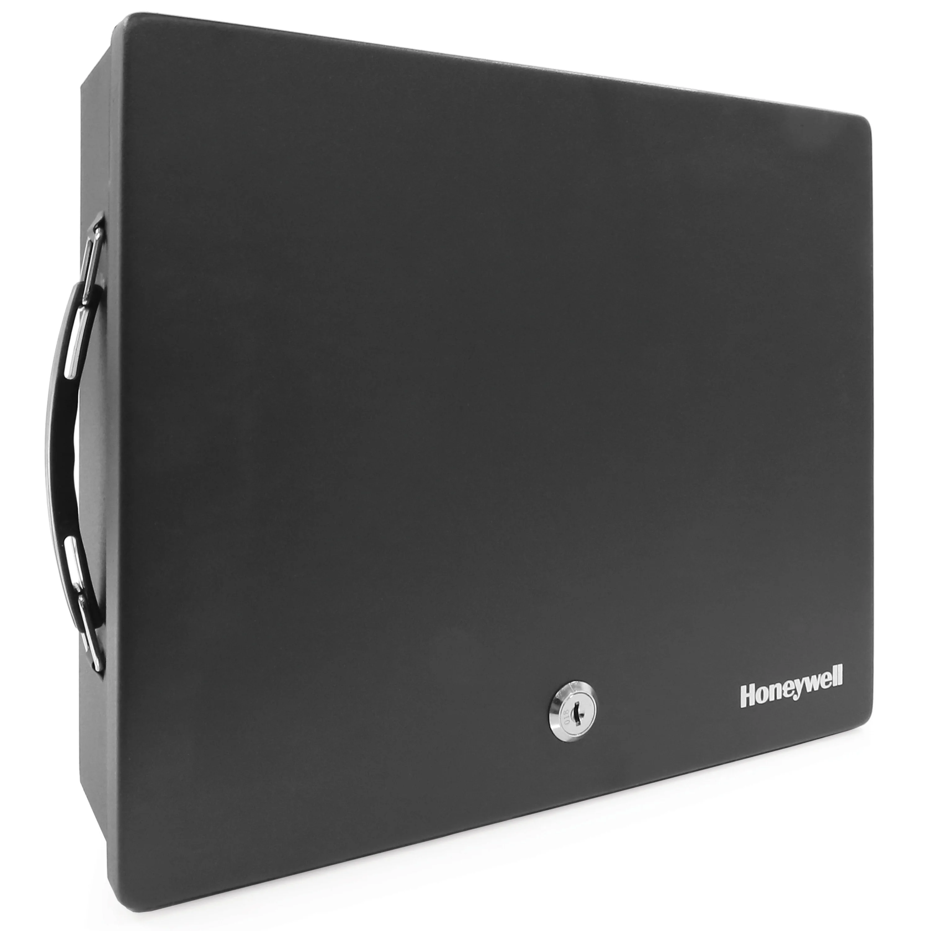 Honeywell 6209 Large Steel Security Cash Box with Key Lock & Handles