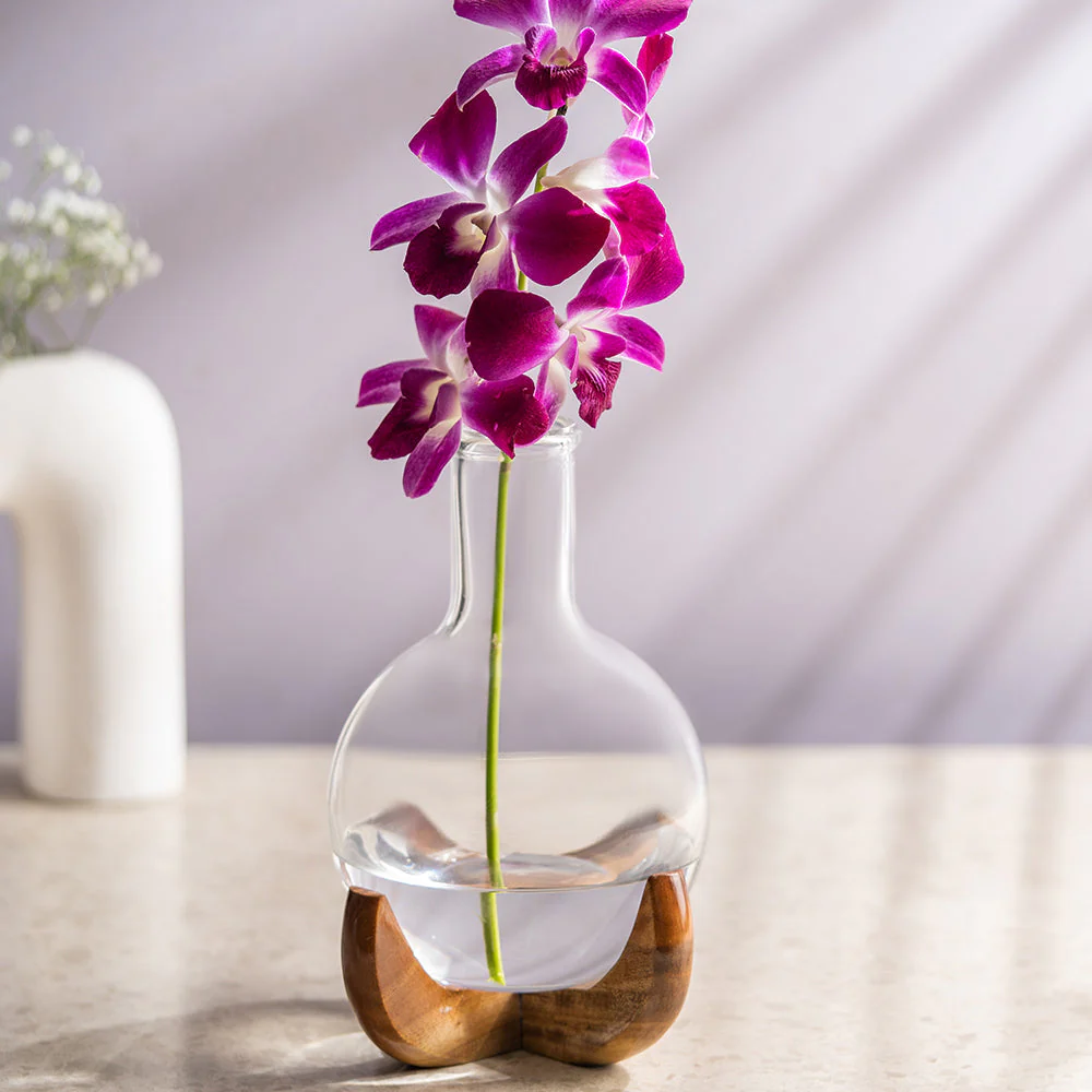 Borosil Artisan Vase, 1000ml