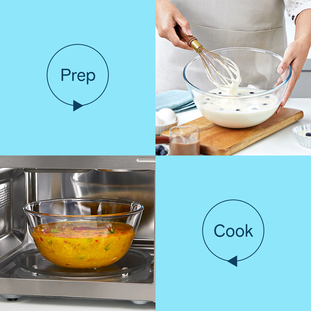 Larah Everyday Glass Bowls, 2.8L