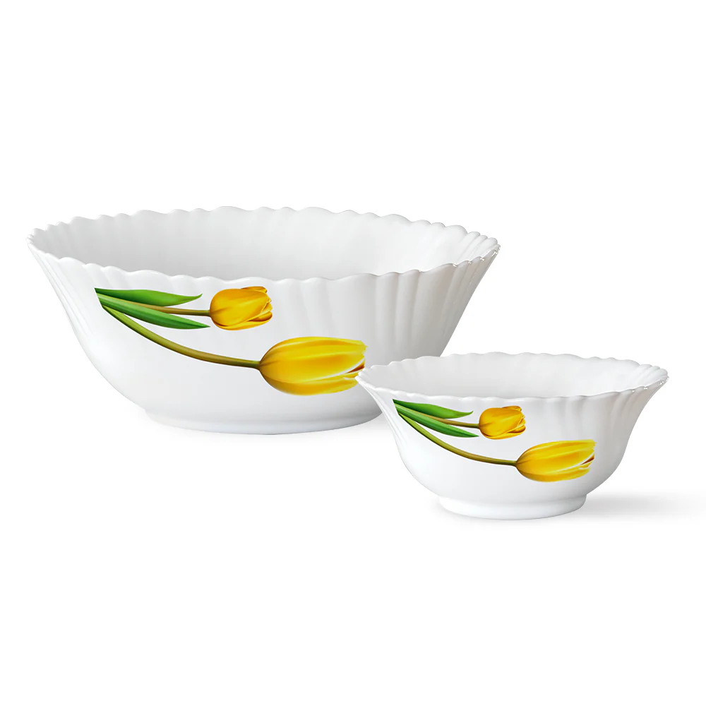 Larah by Borosil Lyana Pudding Set, 7 pc (Large)