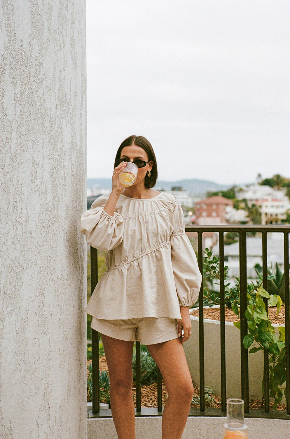 SAMPLE-Akel Top - Tan