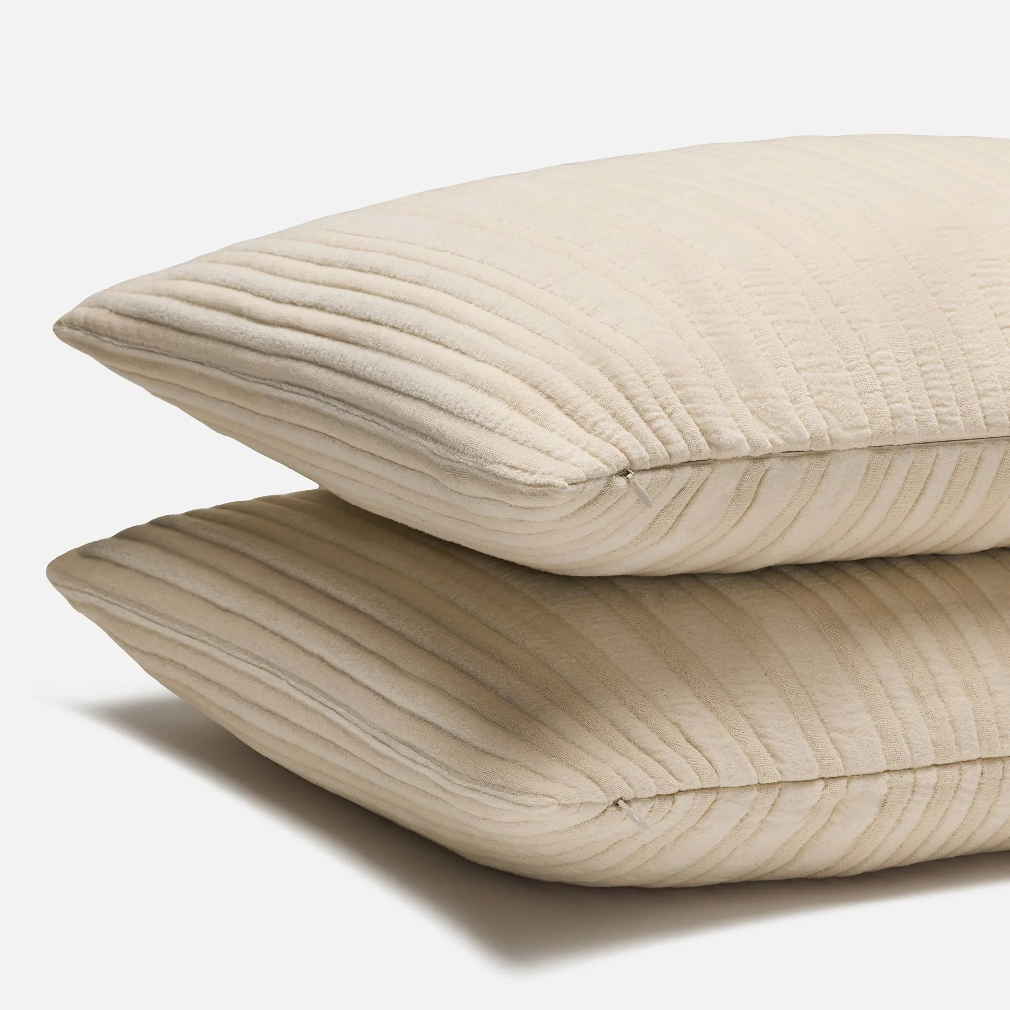 Cozy Ribbed Quilted Shams