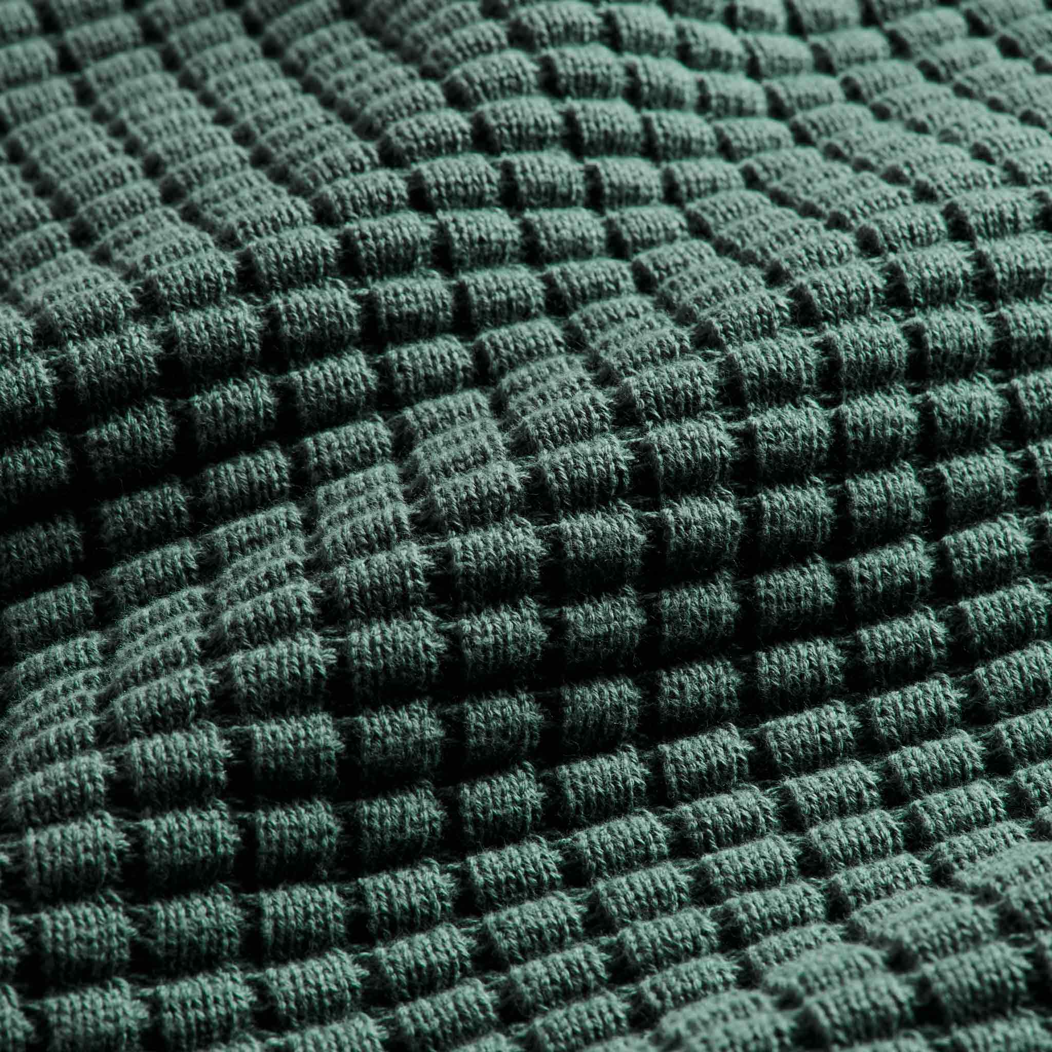 Grid Knit Cotton Throw Blanket - Last Call