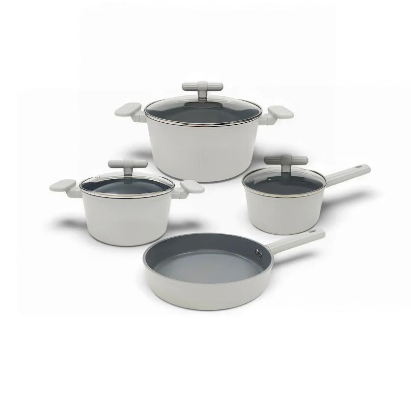 CH 7 Piece Cookware Set Grey