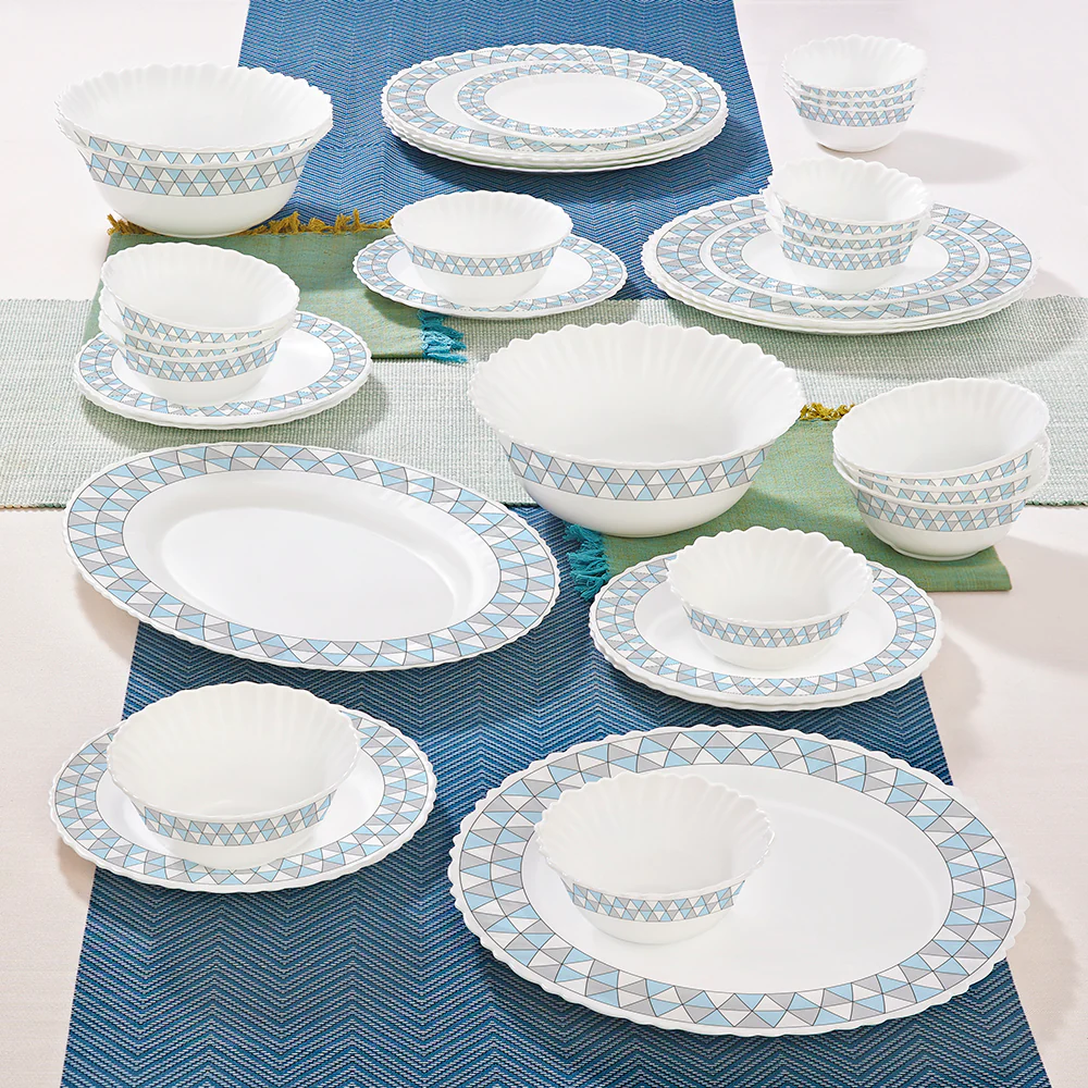 Larah by Borosil Weave Dinner Set, 36 pc