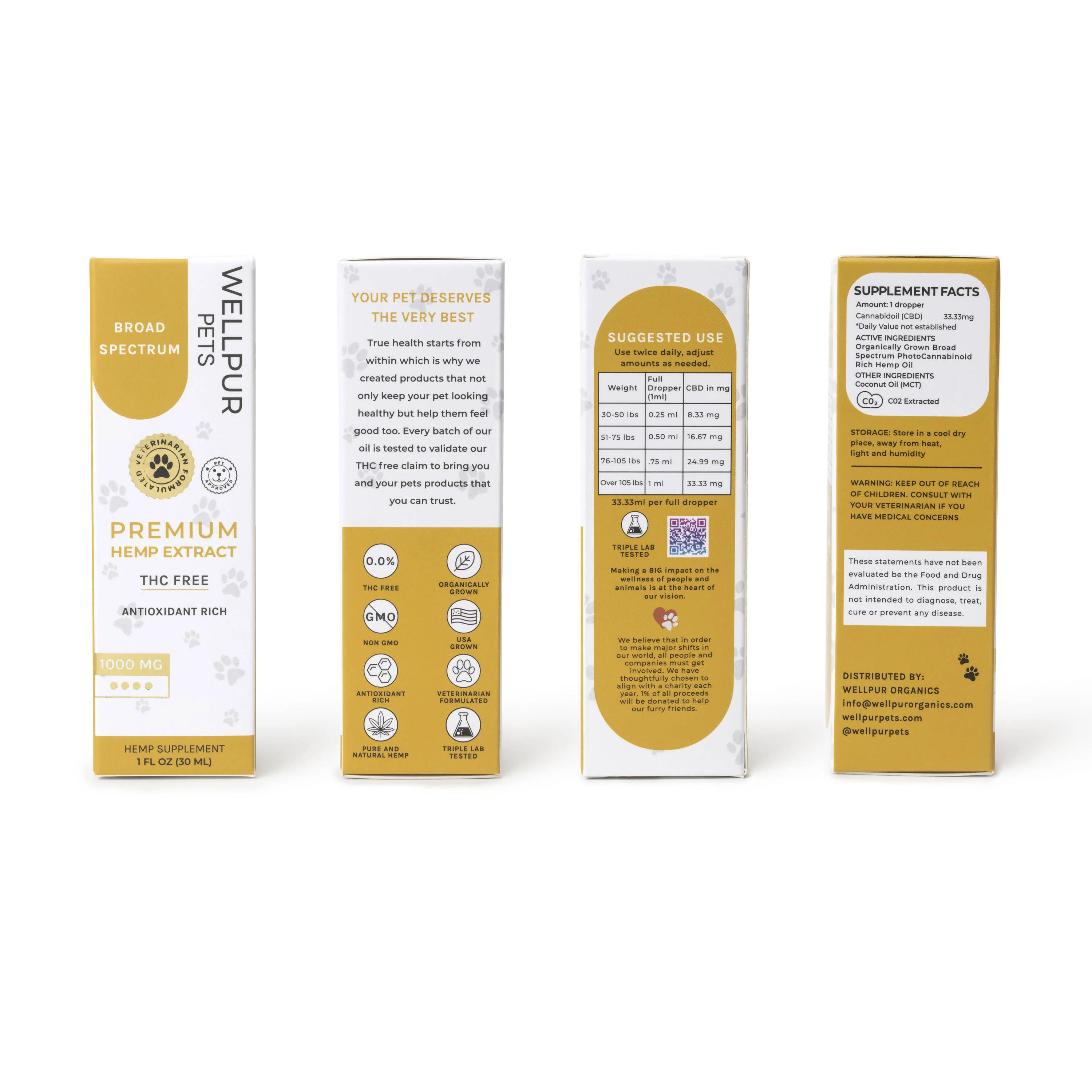 Copy of Copy of 1000mg Pet Hemp Extract Tincture