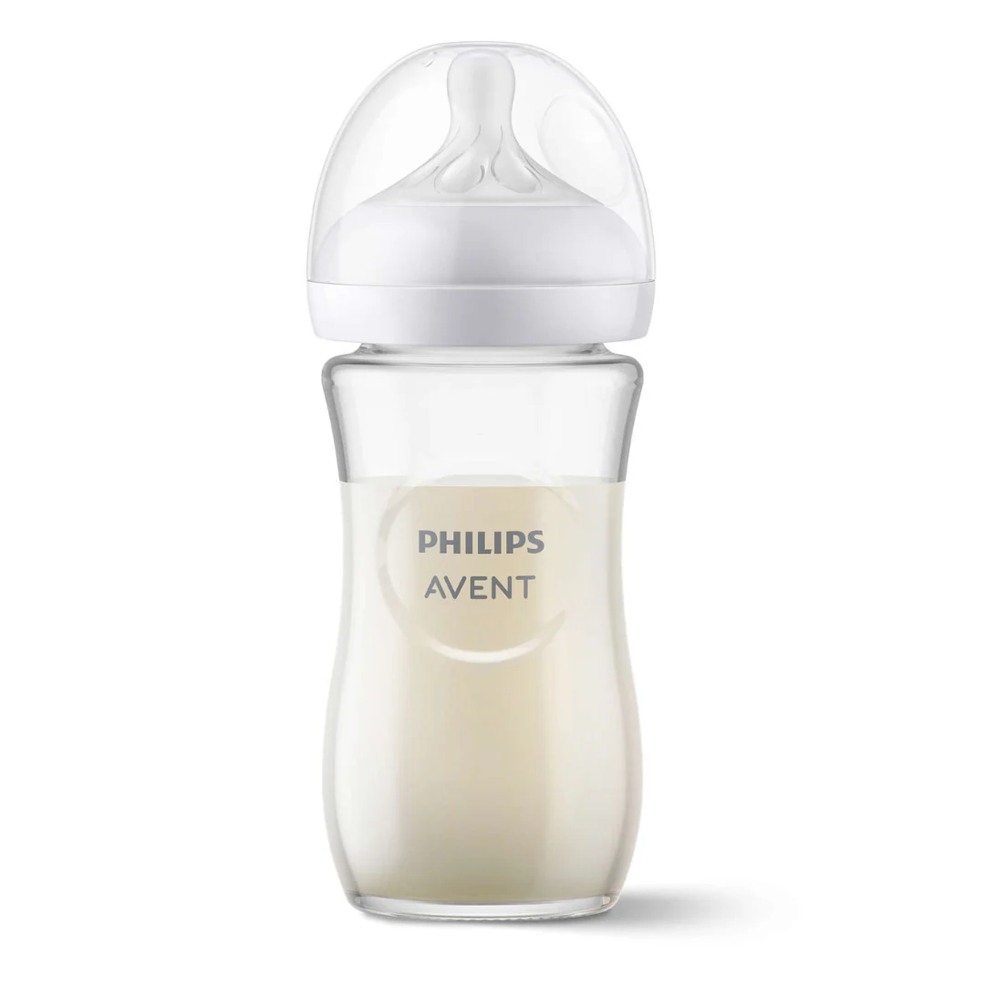 Tetero Natural Vidrio Grado Farmacéutico 8 Onzas 3m+ SCY933/01 Avent