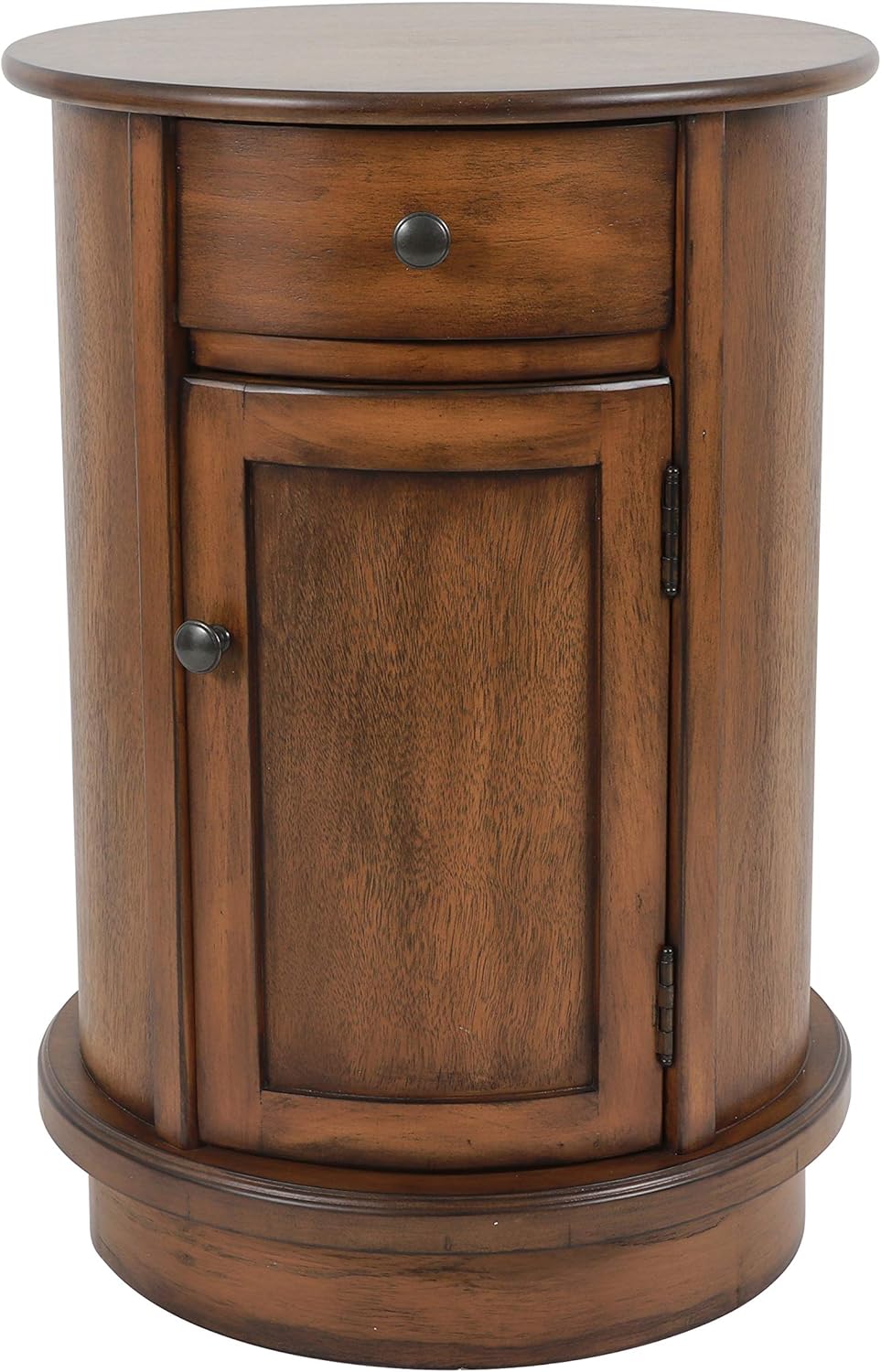 Round Side Storage End Table, 26