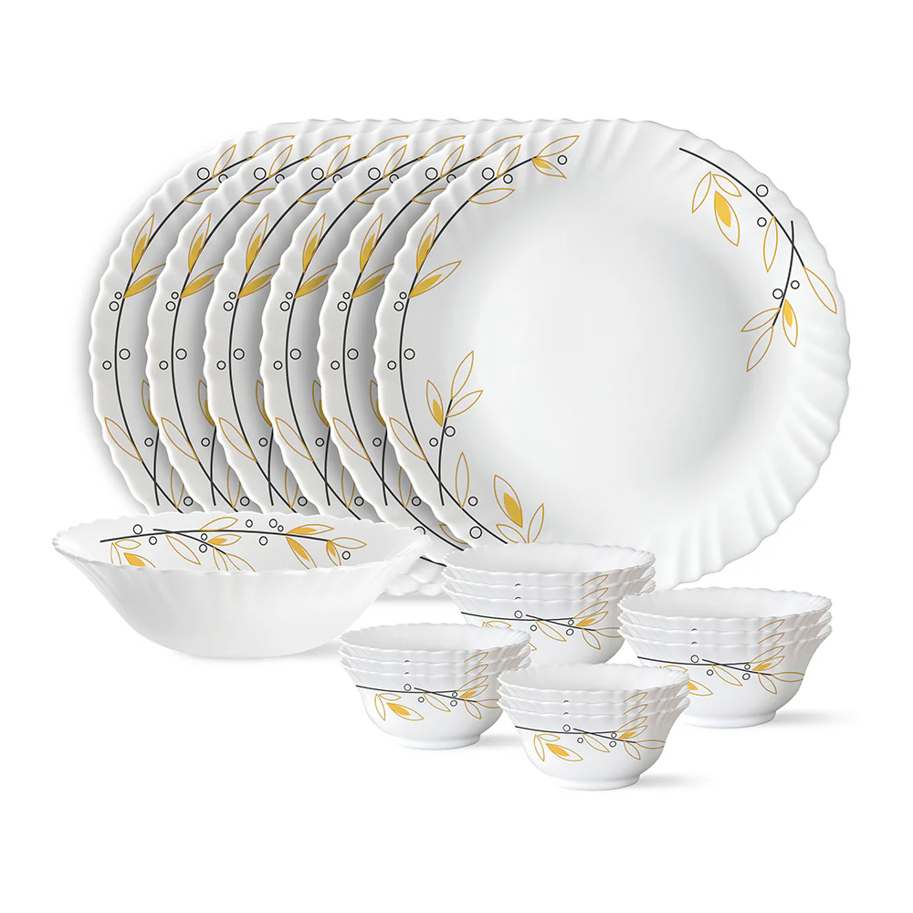 Larah by Borosil Bella 19 pc Dinner Set