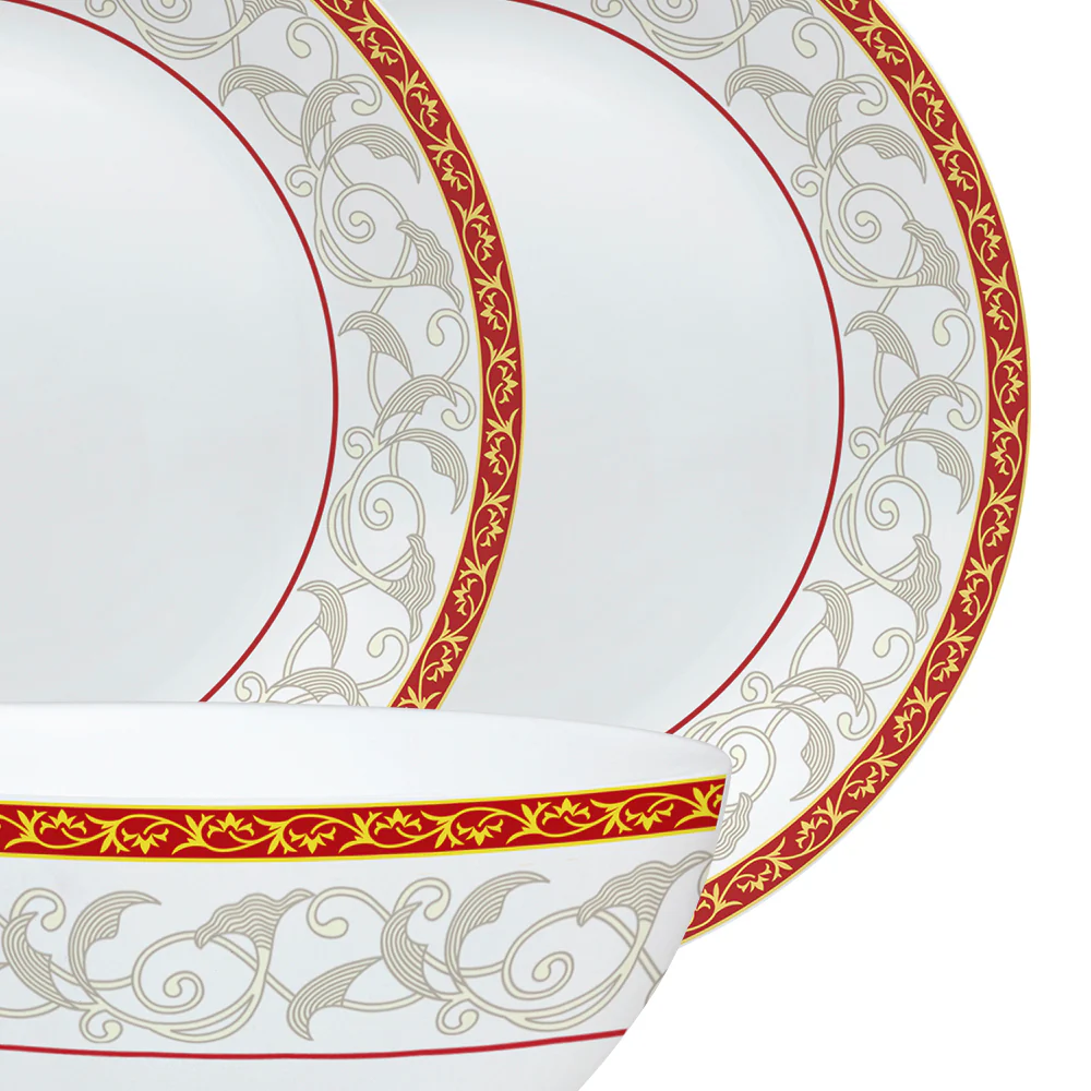 Larah by Borosil Ragina Dinner Set, 19 pc