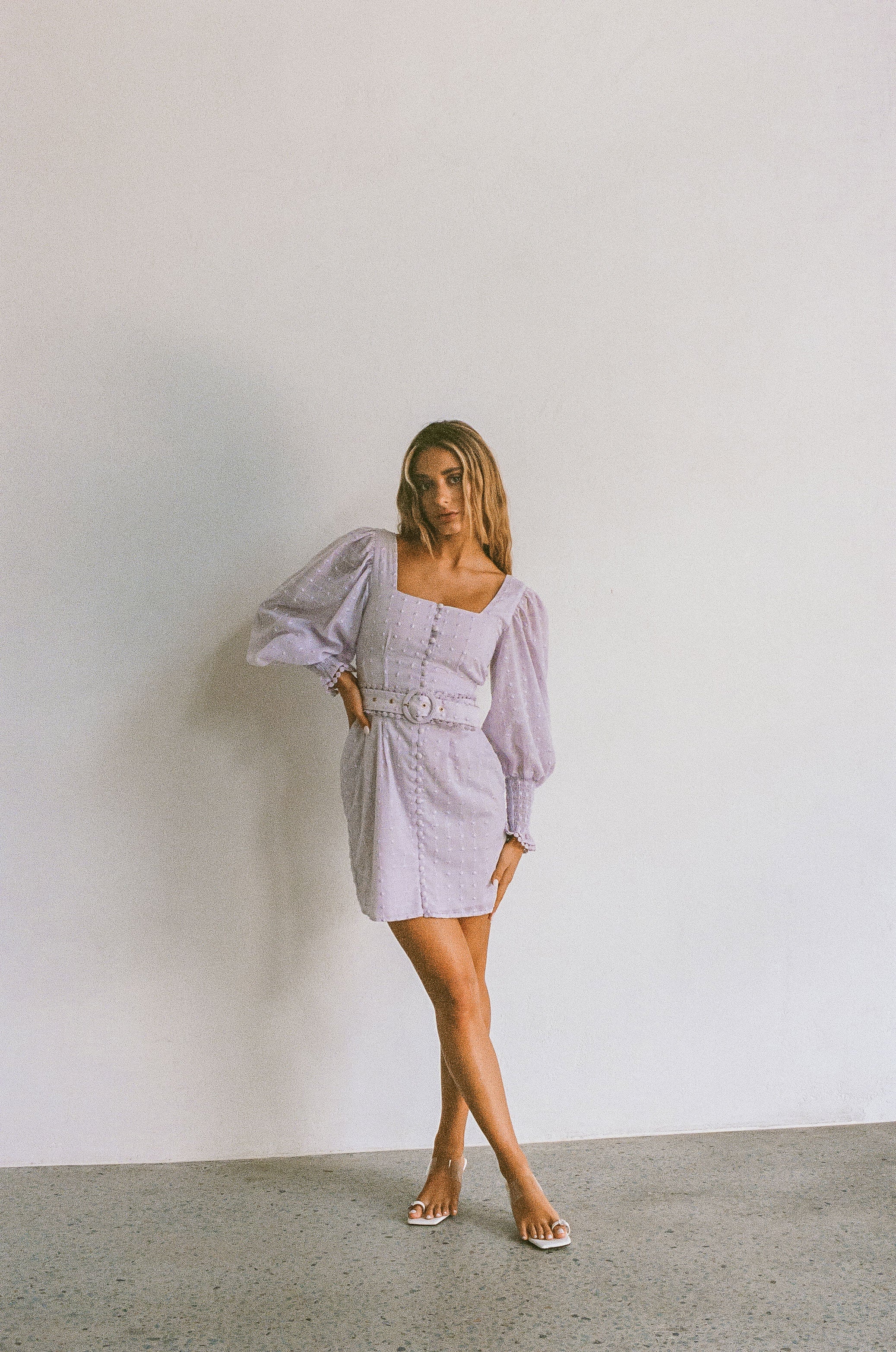 SAMPLE-Belted Larose Dress