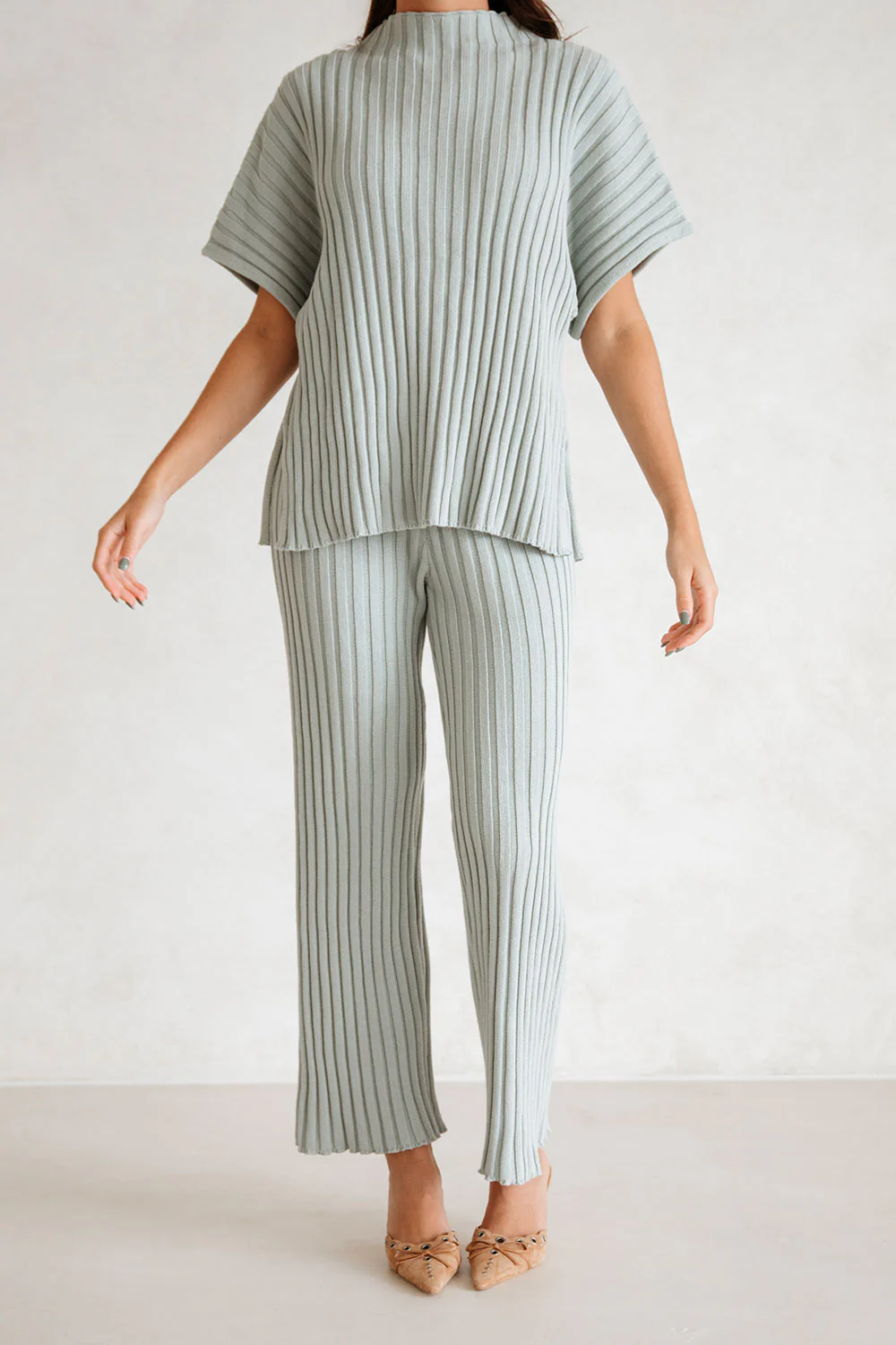 SAMPLE-Celine Top - Grey