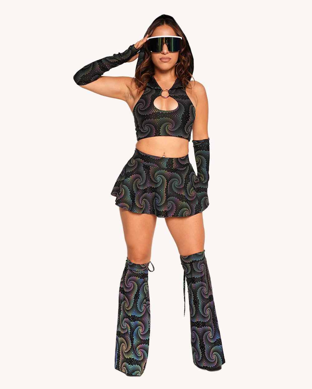Waking Vision Rainbow Reflective Skirt