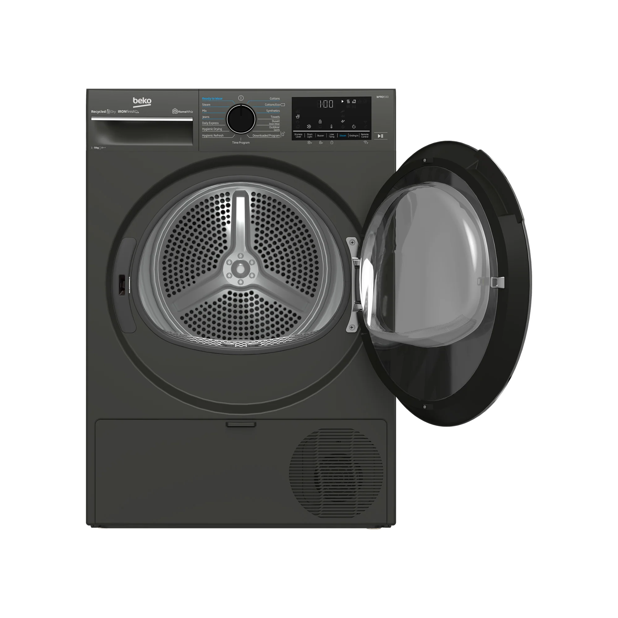 Beko 9kg Heat Pump Tumble Dryer Twilight Grey