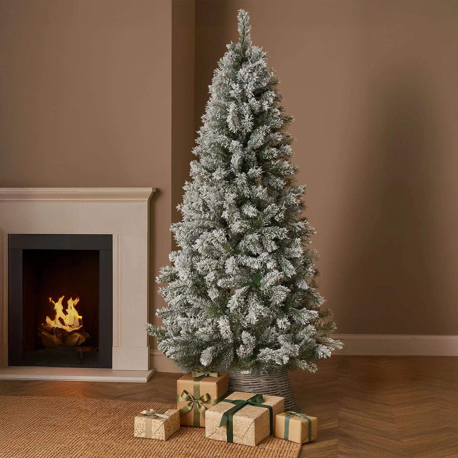 Scandinavian Christmas Tree Artificial 7ft White Spruce Fir